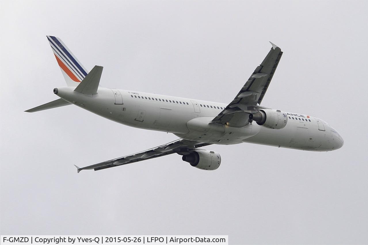 F-GMZD, 1995 Airbus A321-111 C/N 0529, Airbus A321-111, Take off Rwy 08, Paris-Orly Airport (LFPO-ORY)