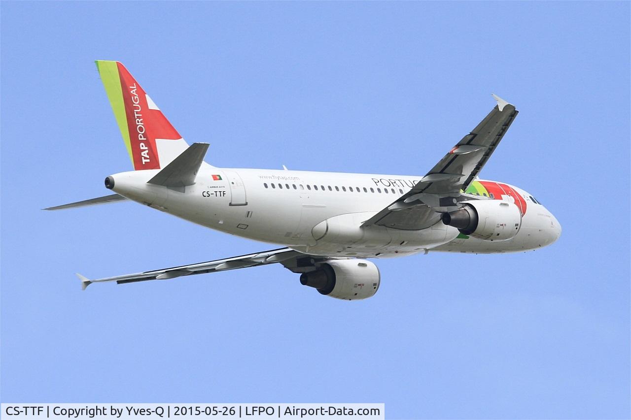 CS-TTF, 1998 Airbus A319-111 C/N 837, Airbus A319-111, Take off Rwy 08, Paris-Orly Airport (LFPO-ORY)