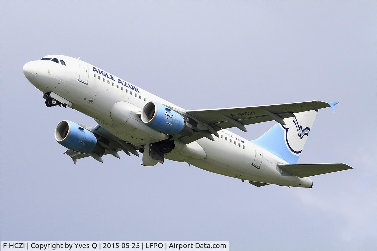 F-HCZI, 2010 Airbus A319-112 C/N 4268, Airbus A319-112, Take off rwy 26, Paris Orly airport (LFPO-ORY)
