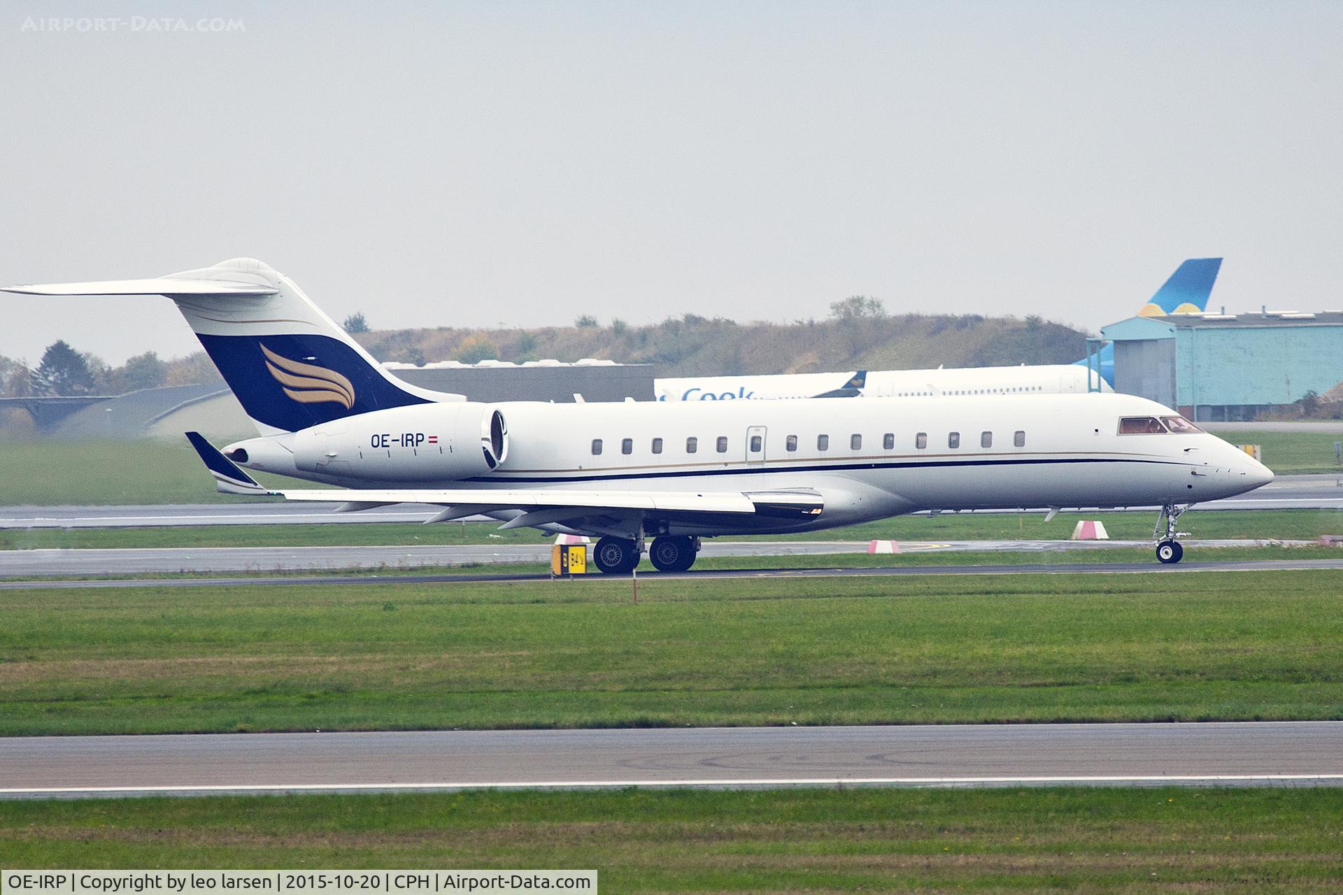 OE-IRP, 2001 Bombardier BD-700-1A10 Global Express XRS C/N 9106, Copenhagen 20.10.2015