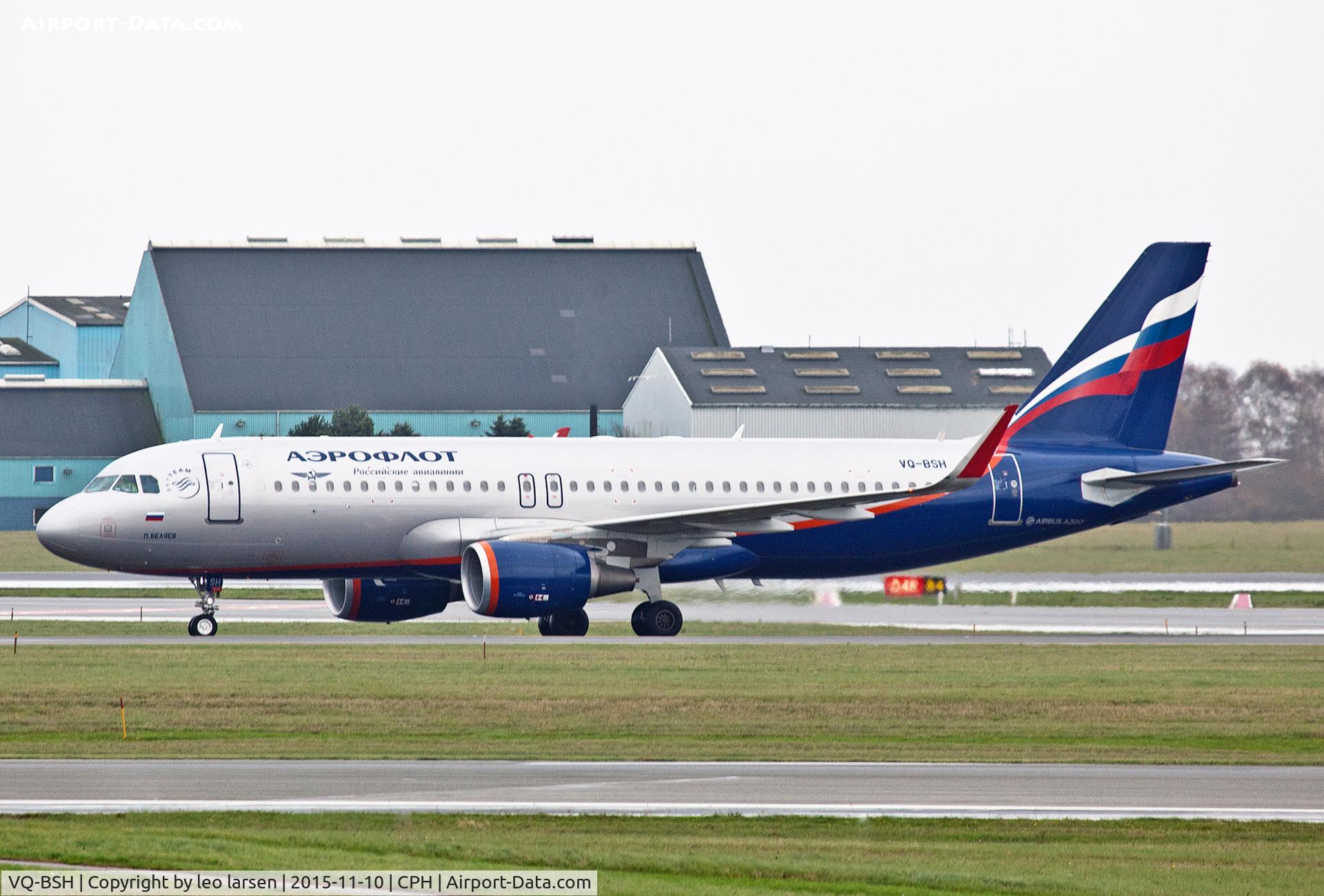 VQ-BSH, 2014 Airbus A320-214 C/N 6022, Copenhagen 10.11.2015