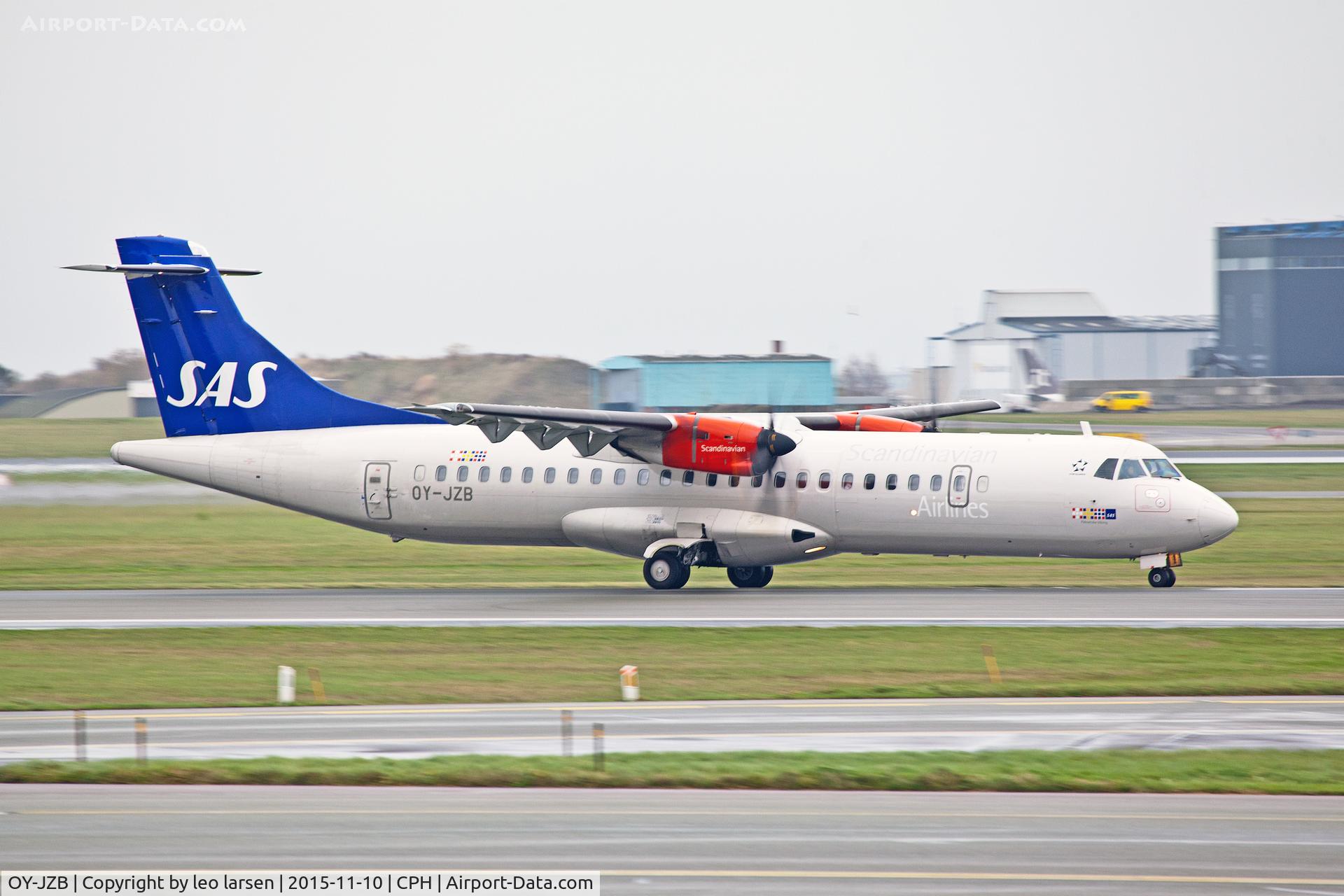 OY-JZB, 2013 ATR 72-600 (72-212A) C/N 1121, Copenhagen 10.11.2015