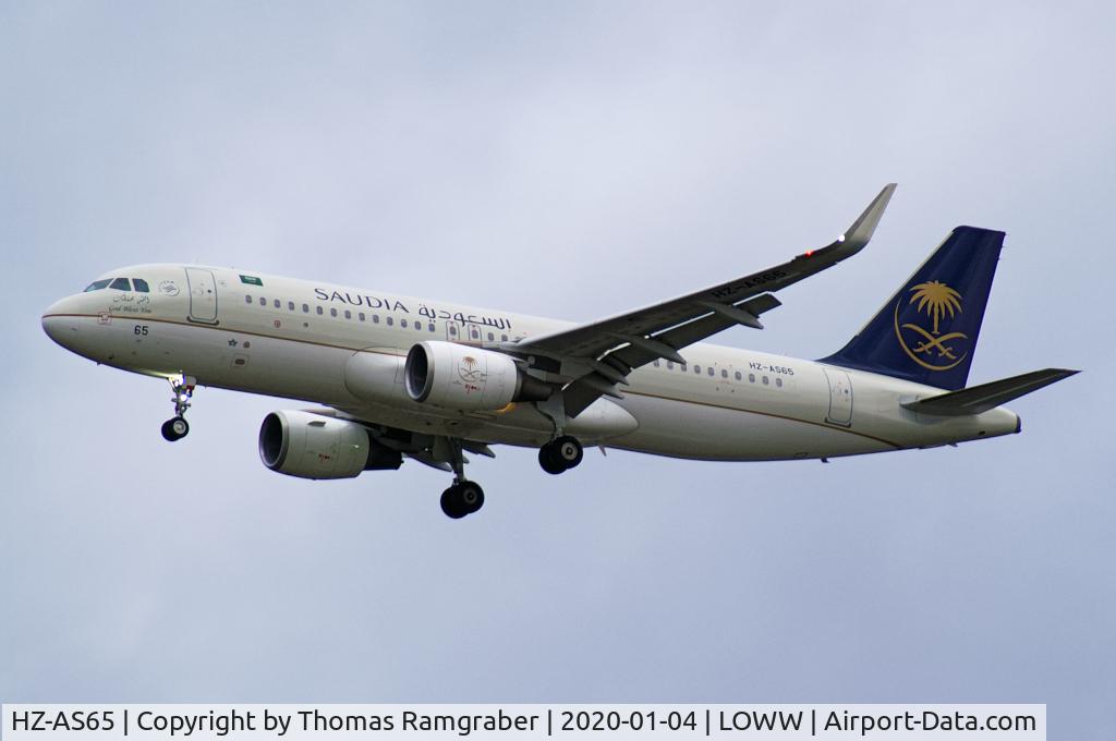 HZ-AS65, 2018 Airbus A320-214 C/N 8064, Saudia - Saudi Arabian Airlines Airbus A320
