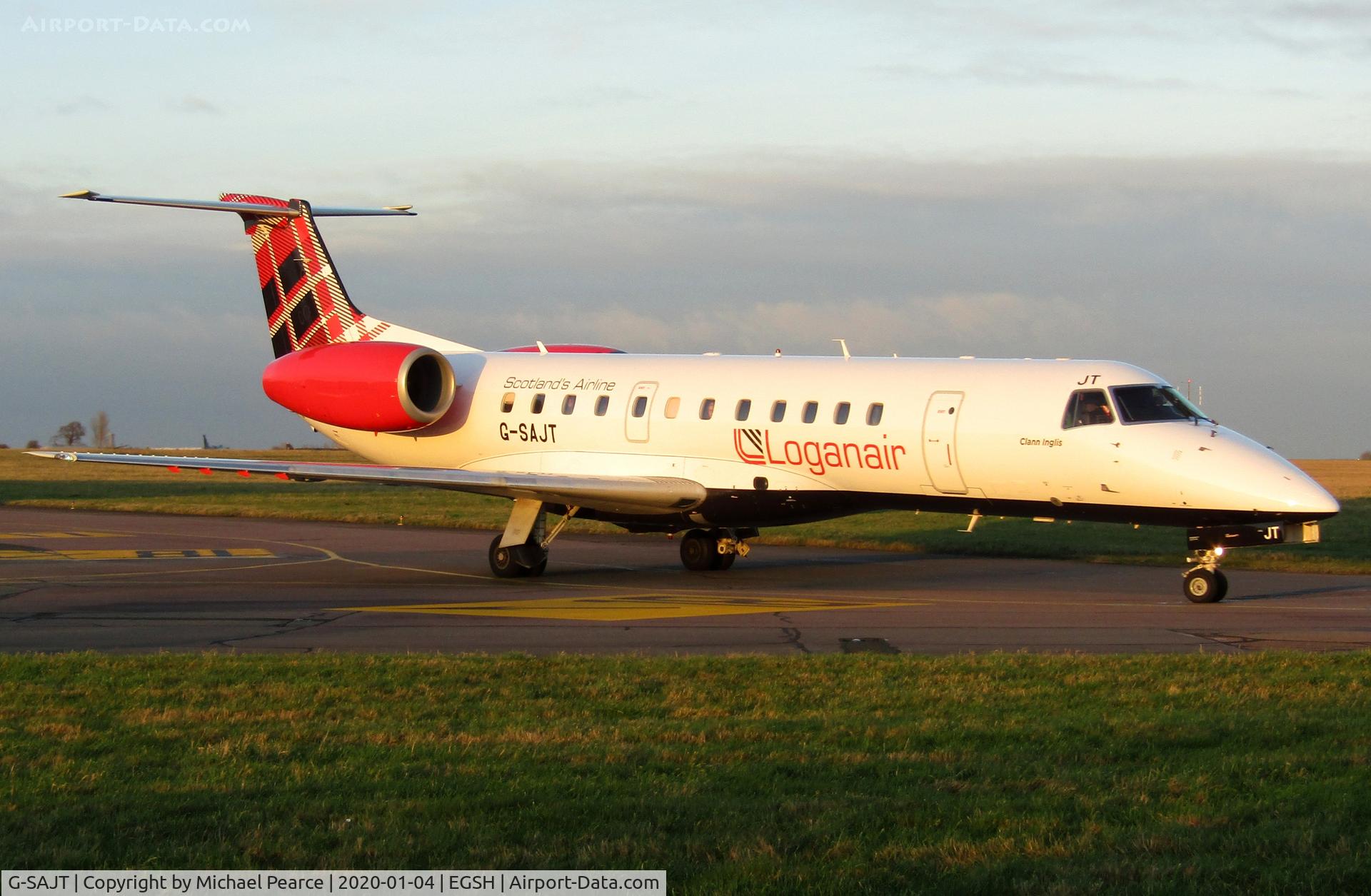 G-SAJT, 2001 Embraer ERJ-135ER (EMB-135ER) C/N 145376, 