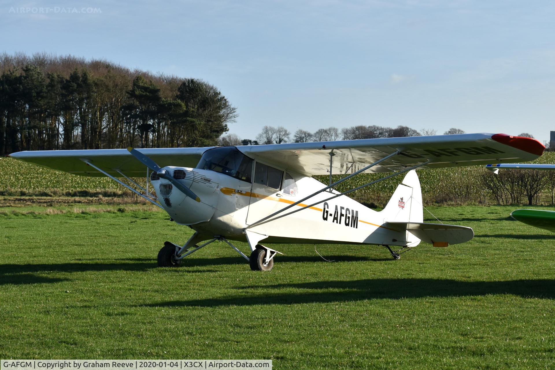 G-AFGM, 1940 Piper J-4A Cub Coupe C/N 4-943, Parked at Northrepps.