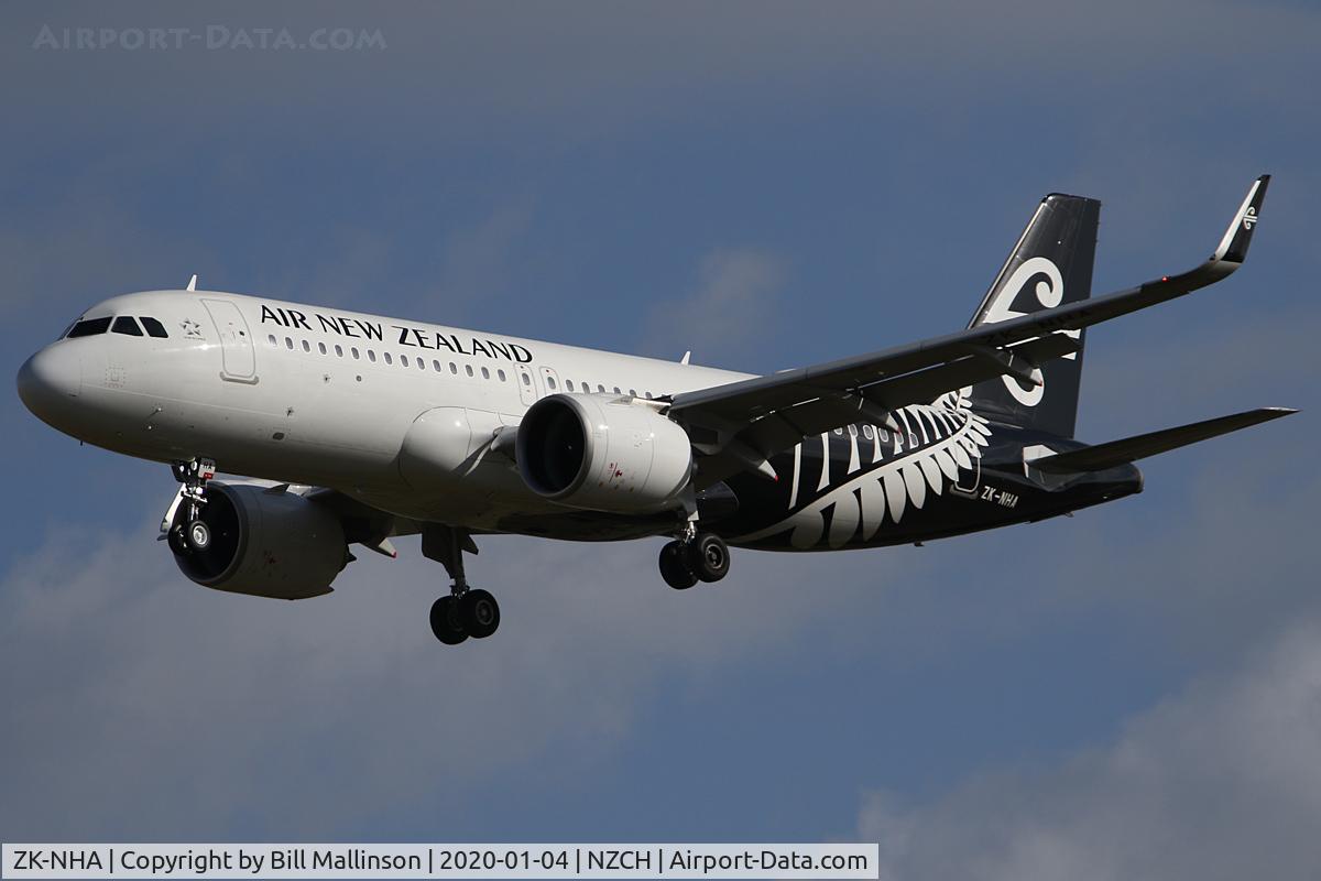 ZK-NHA, 2019 Airbus A320-271N C/N 8715, from AKL
