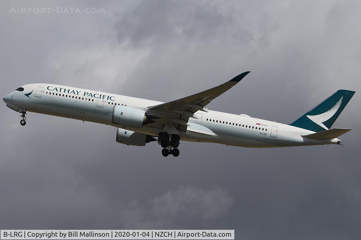 B-LRG, 2016 Airbus A350-941 C/N 053, CX124 to HKG