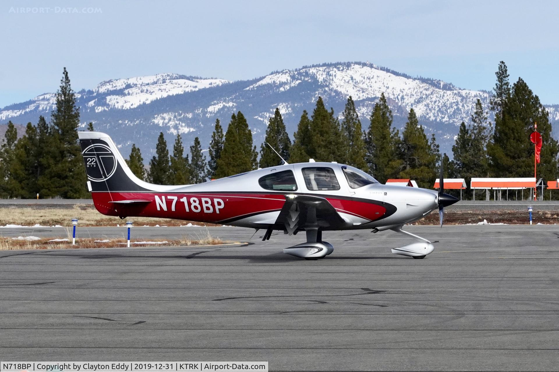 N718BP, 2013 Cirrus SR22T C/N 0609, Truckee Airport California 2109