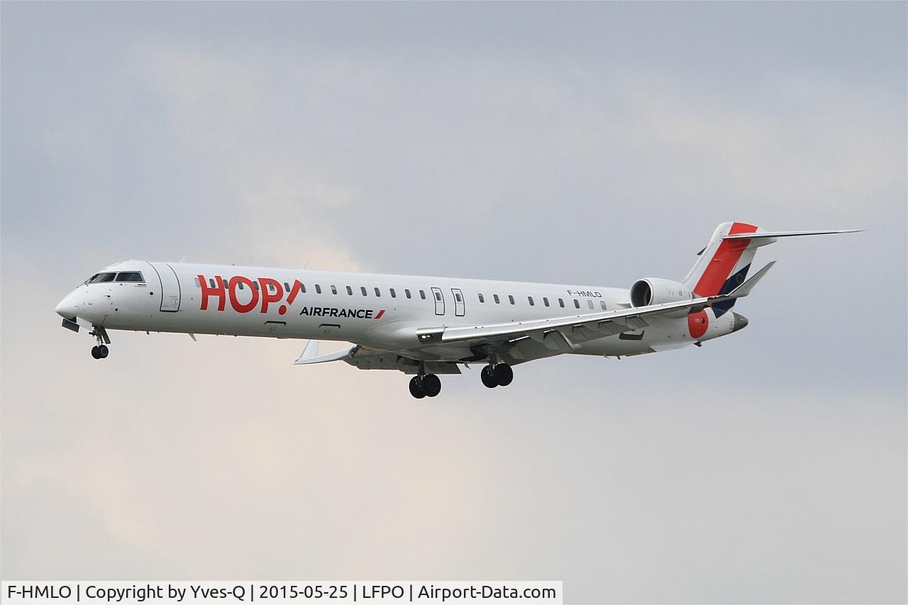 F-HMLO, 2015 Bombardier CRJ-1000EL NG (CL-600-2E25) C/N 19041, Canadair CRJ-1000EL, Short approach Rwy 26, Paris-Orly Airport (LFPO-ORY)