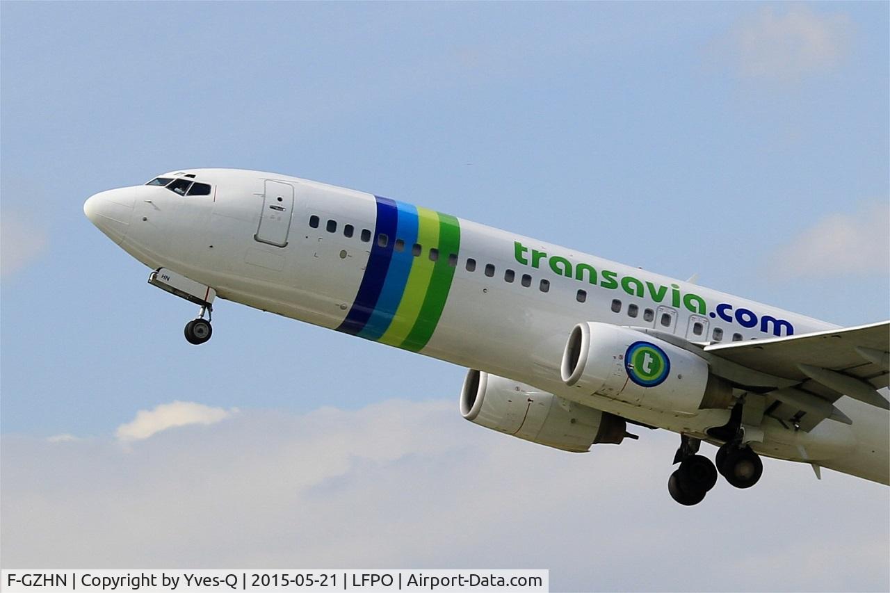 F-GZHN, 1999 Boeing 737-85H C/N 29445, Boeing 737-85H, Take off rwy 24, Paris-Orly airport (LFPO-ORY)