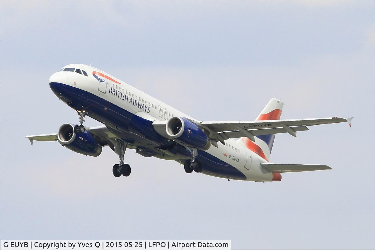 G-EUYB, 2008 Airbus A320-232 C/N 3703, Airbus A320-232, Take off rwy 24, Paris-Orly Airport (LFPO-ORY)