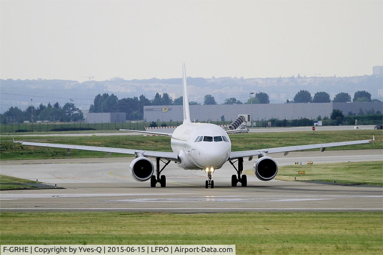 F-GRHE, 1999 Airbus A319-111 C/N 1020, Airbus A319-111, Lining up rwy 08, Paris-Orly airport (LFPO-ORY)