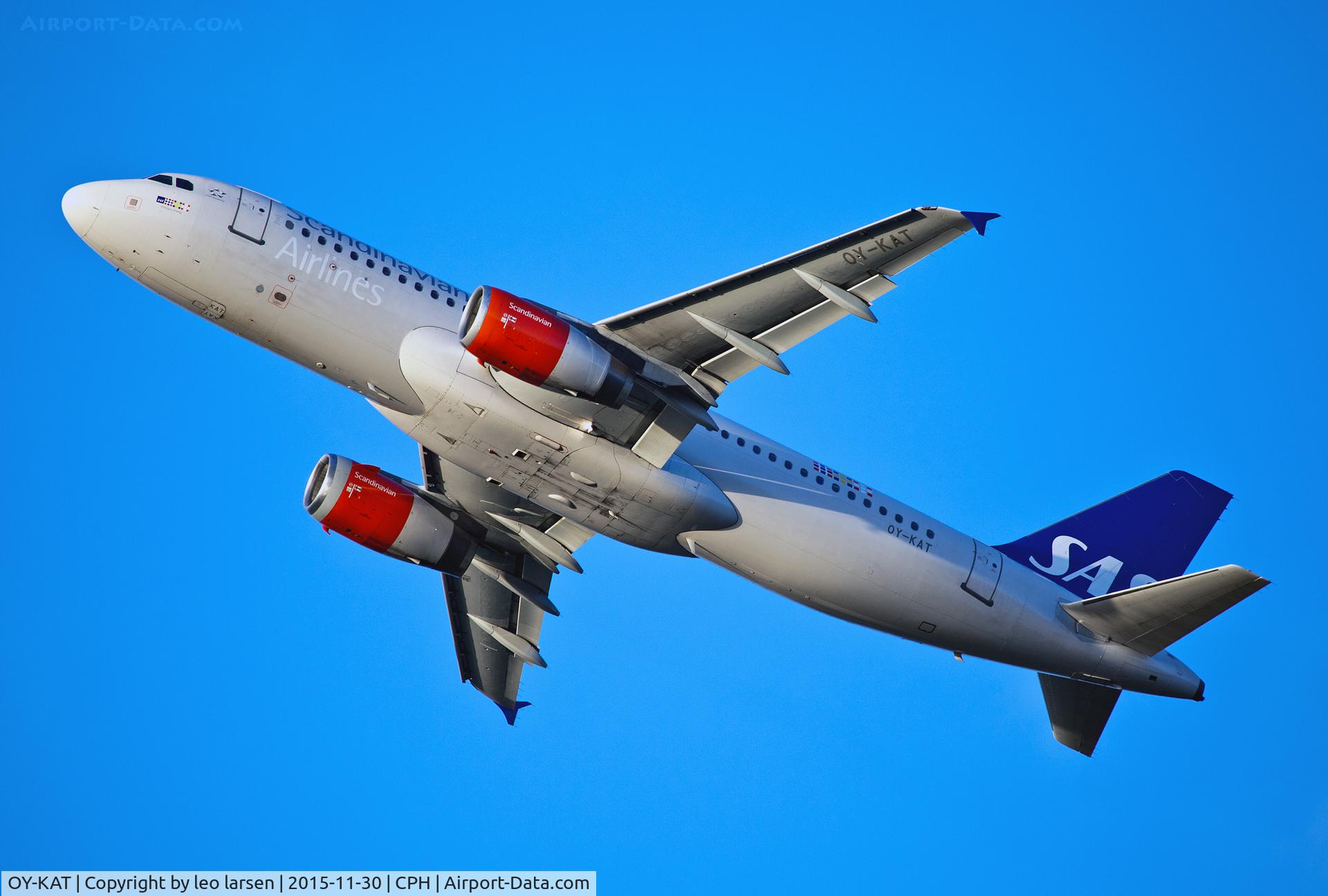 OY-KAT, 2007 Airbus A320-232 C/N 3192, Copenhagen 30.11.2015