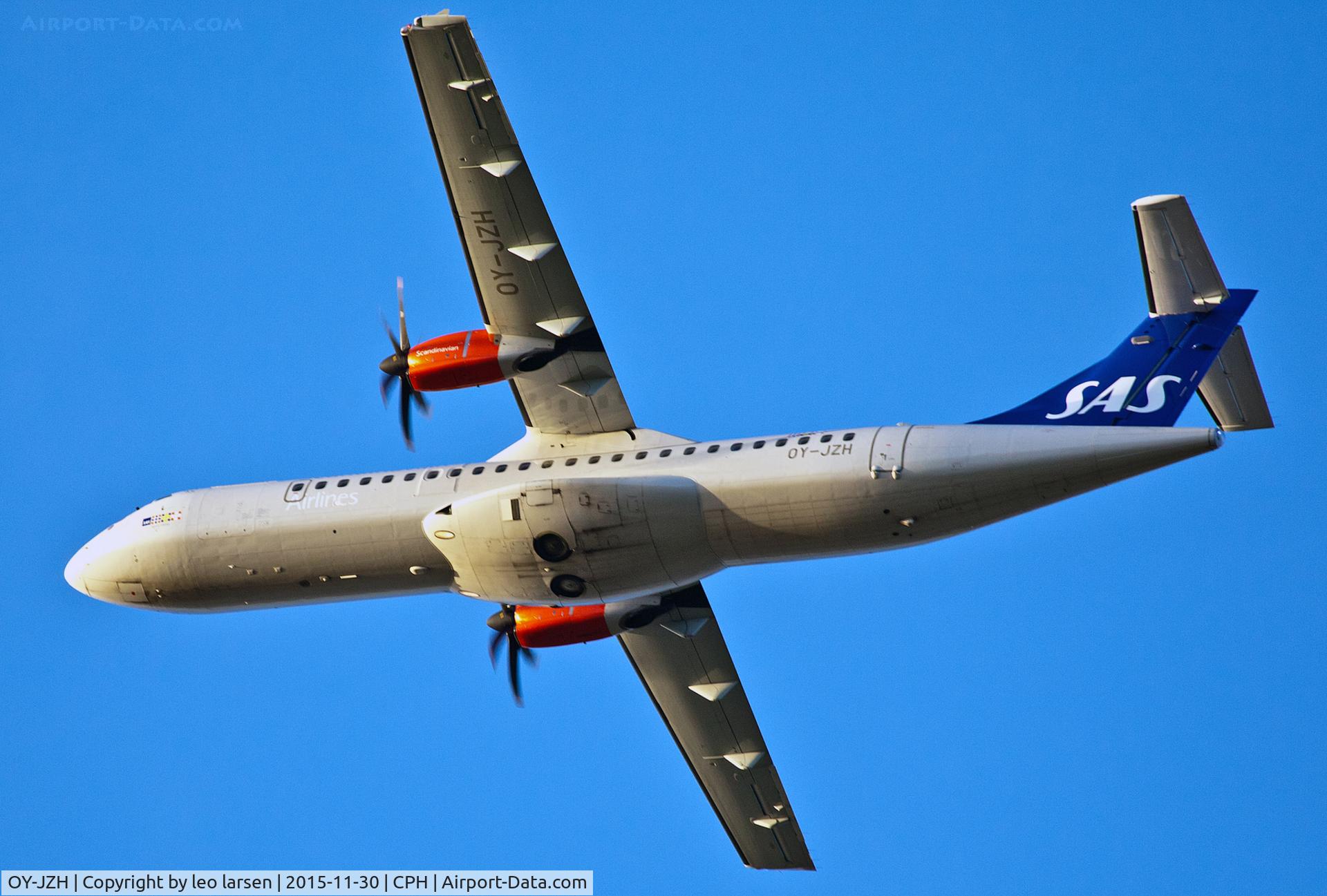 OY-JZH, 2014 ATR 72-212A C/N 1177, Copenhagen 30.11.2015