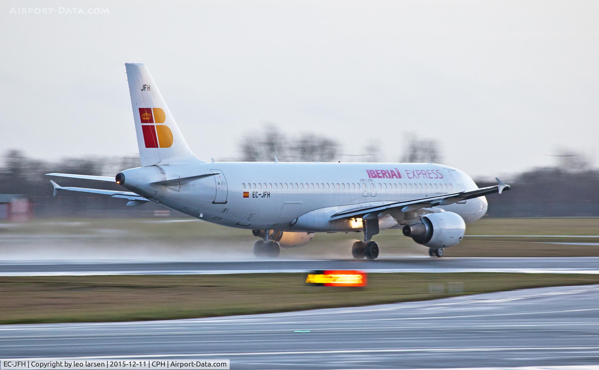 EC-JFH, 2003 Airbus A320-214 C/N 2104, Copenhagen 11.12.2015