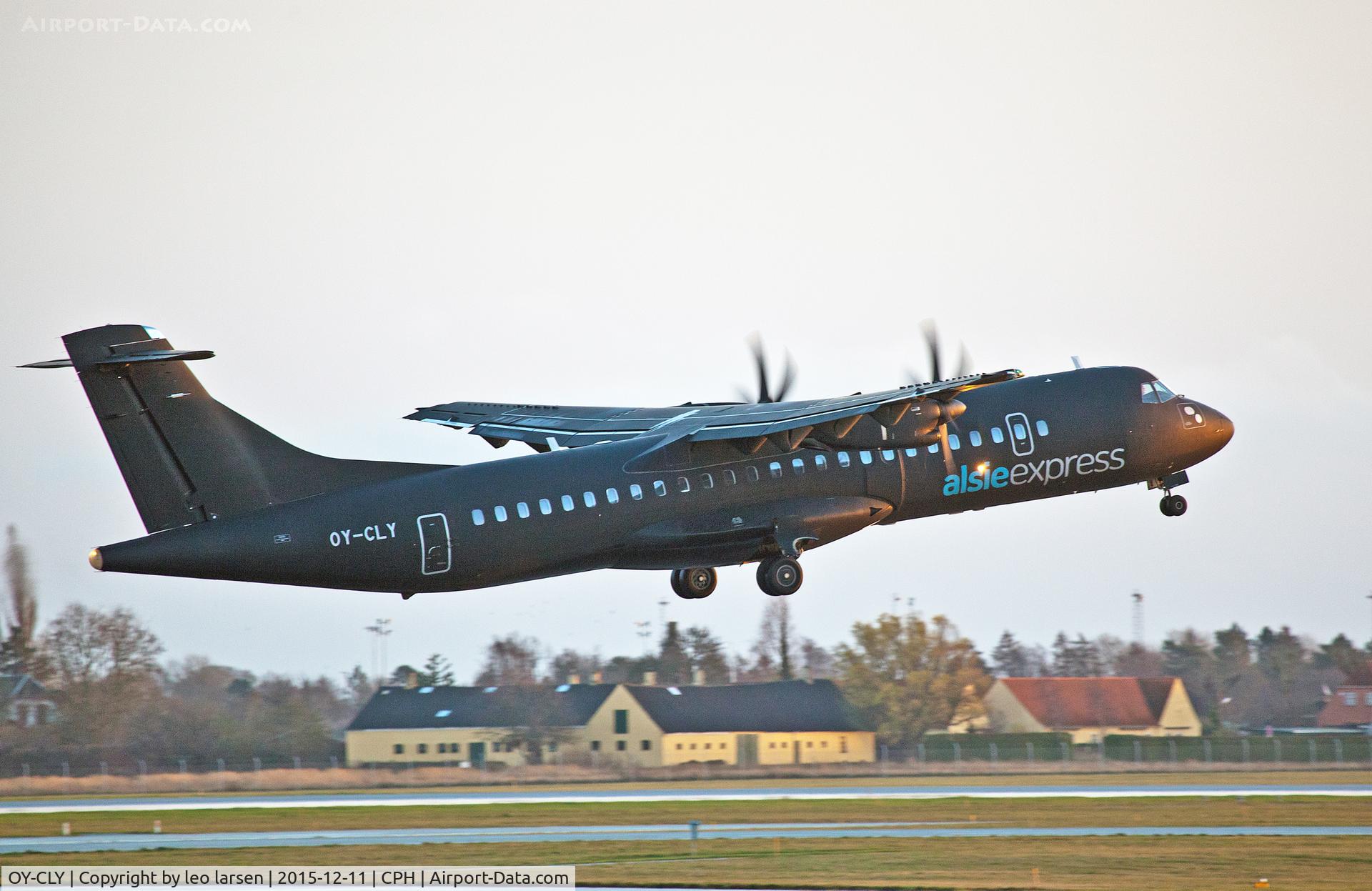 OY-CLY, 2008 ATR 72-212A C/N 799, Copenhagen 11.12.2015