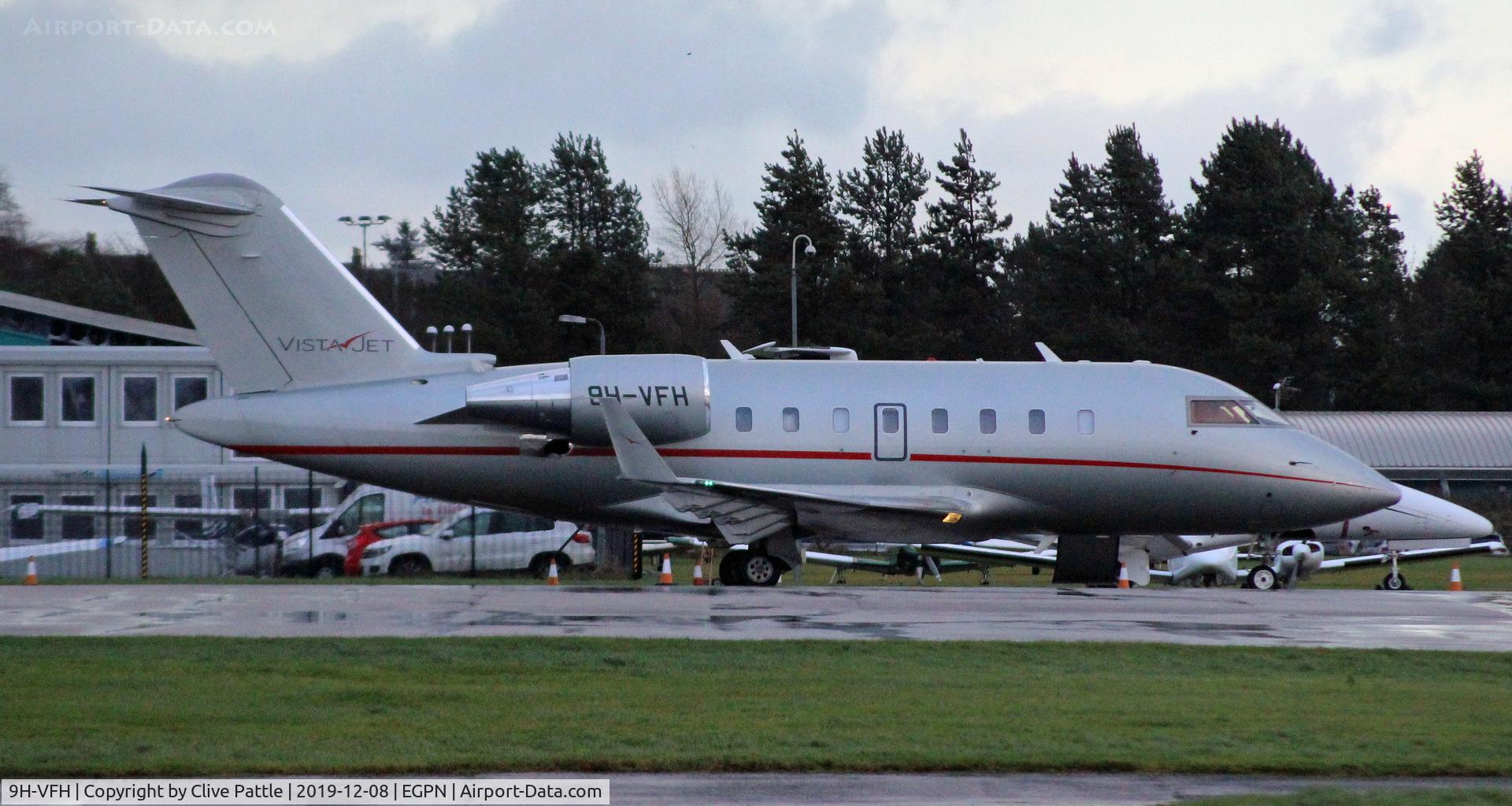 9H-VFH, 2014 Bombardier Challenger 605 (CL-600-2B16) C/N 5979, At Dundee