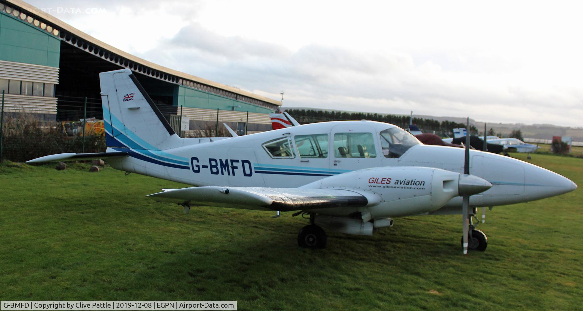 G-BMFD, 1979 Piper PA-23-250 Aztec F C/N 27-7954080, At Dundee