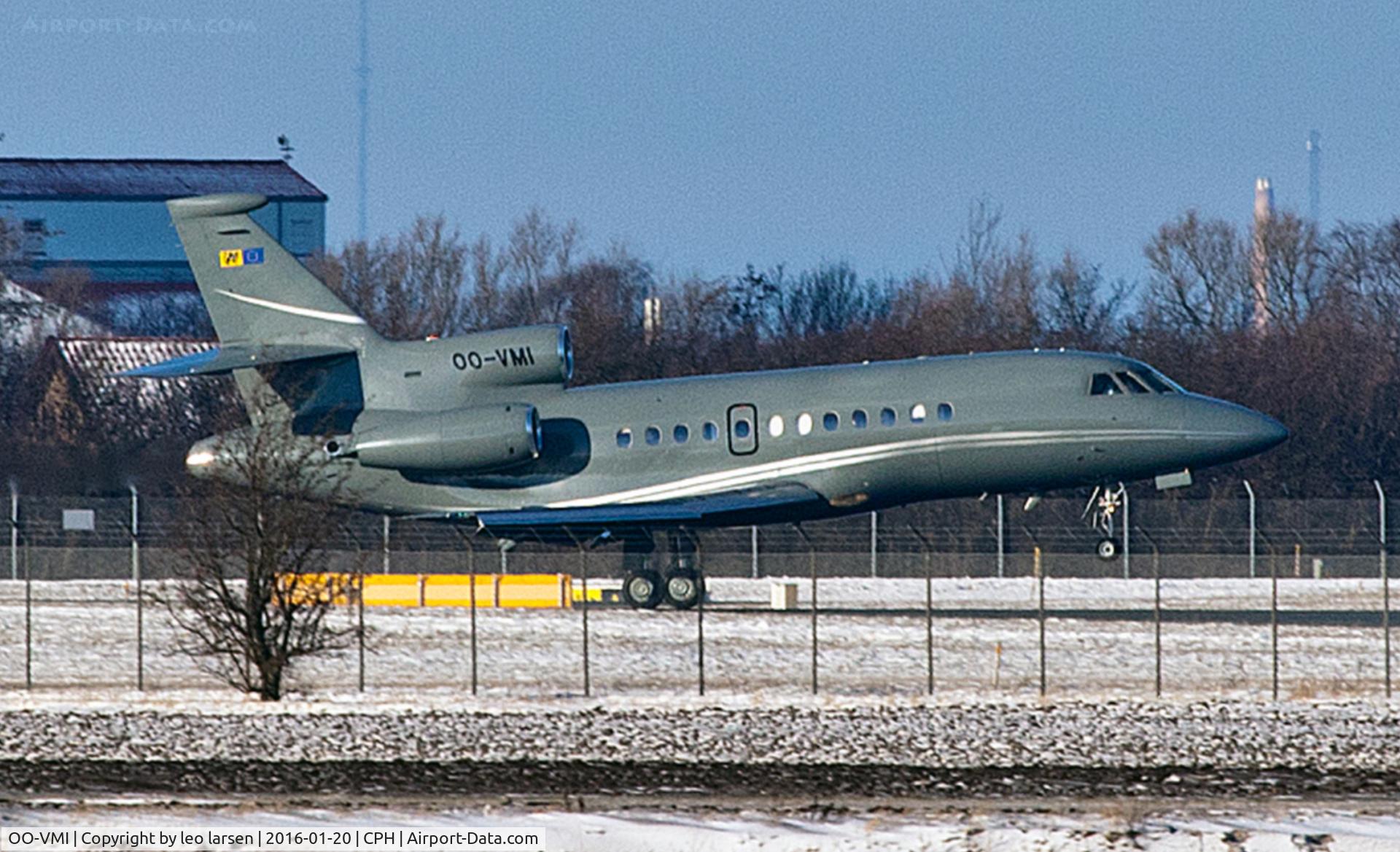 OO-VMI, 2005 Dassault Falcon 900DX C/N 603, Copenhagen 20.1.2016