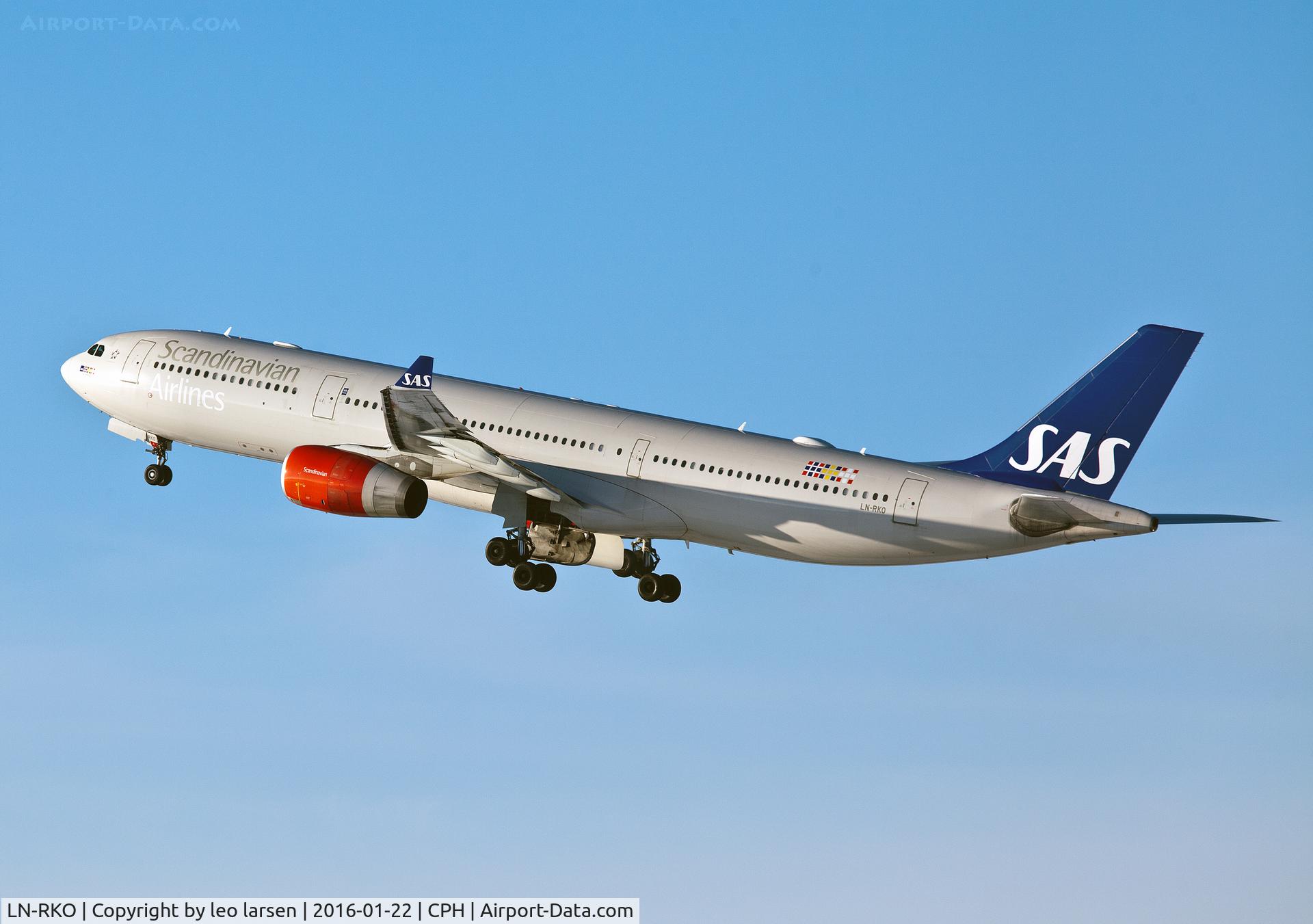LN-RKO, 2003 Airbus A330-343X C/N 515, Copenhagen 22.1.2016
