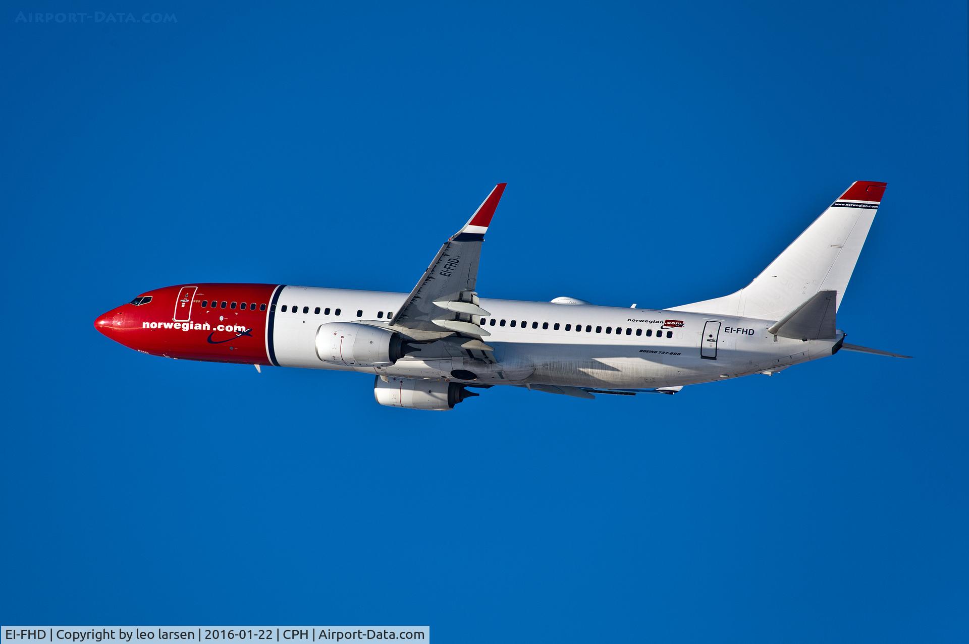 EI-FHD, 2012 Boeing 737-8JP C/N 39011, Copenhagen 22.1.2016