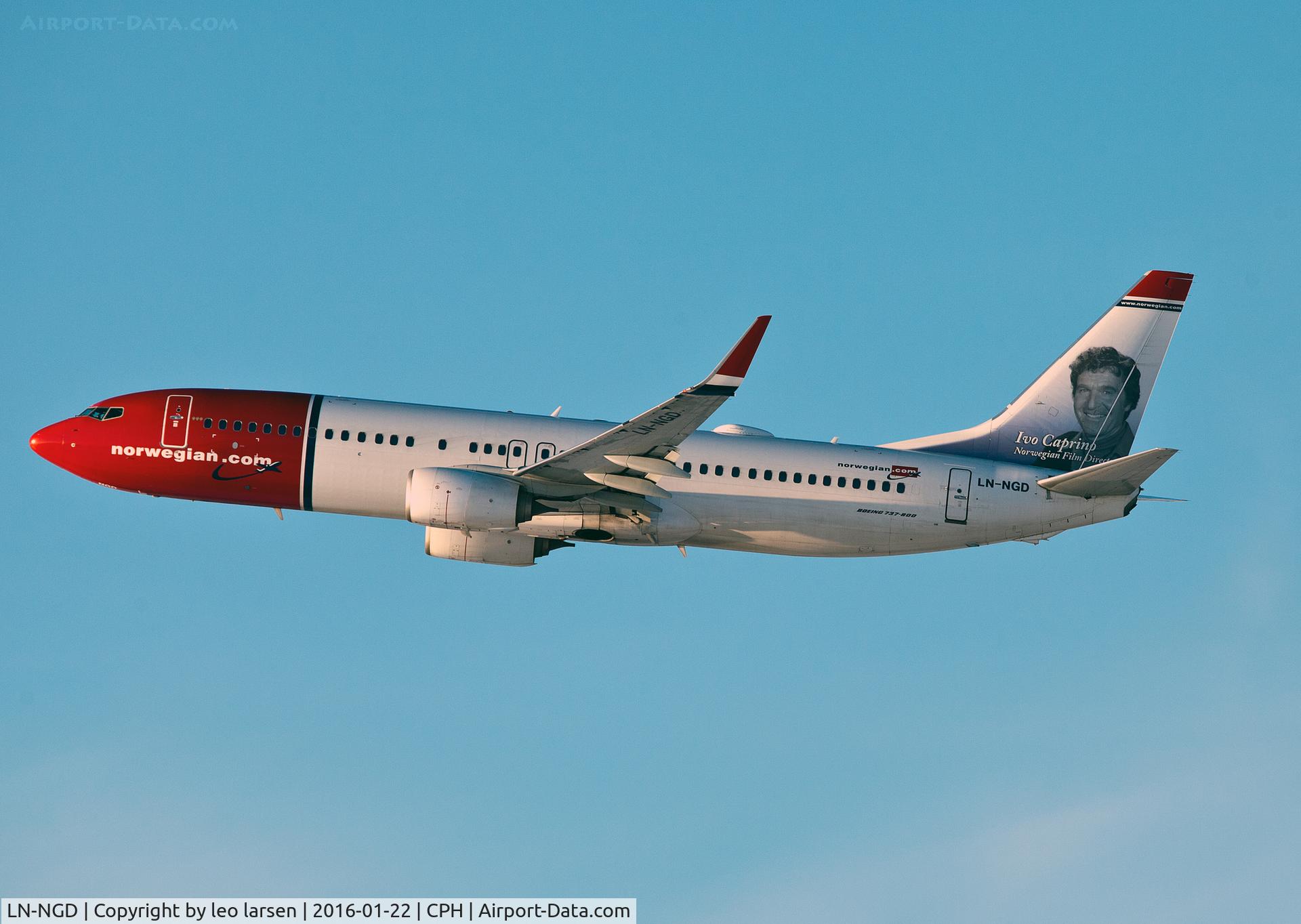 LN-NGD, 2012 Boeing 737-8JP C/N 39049/4161, Copenhagen 22.1.2016