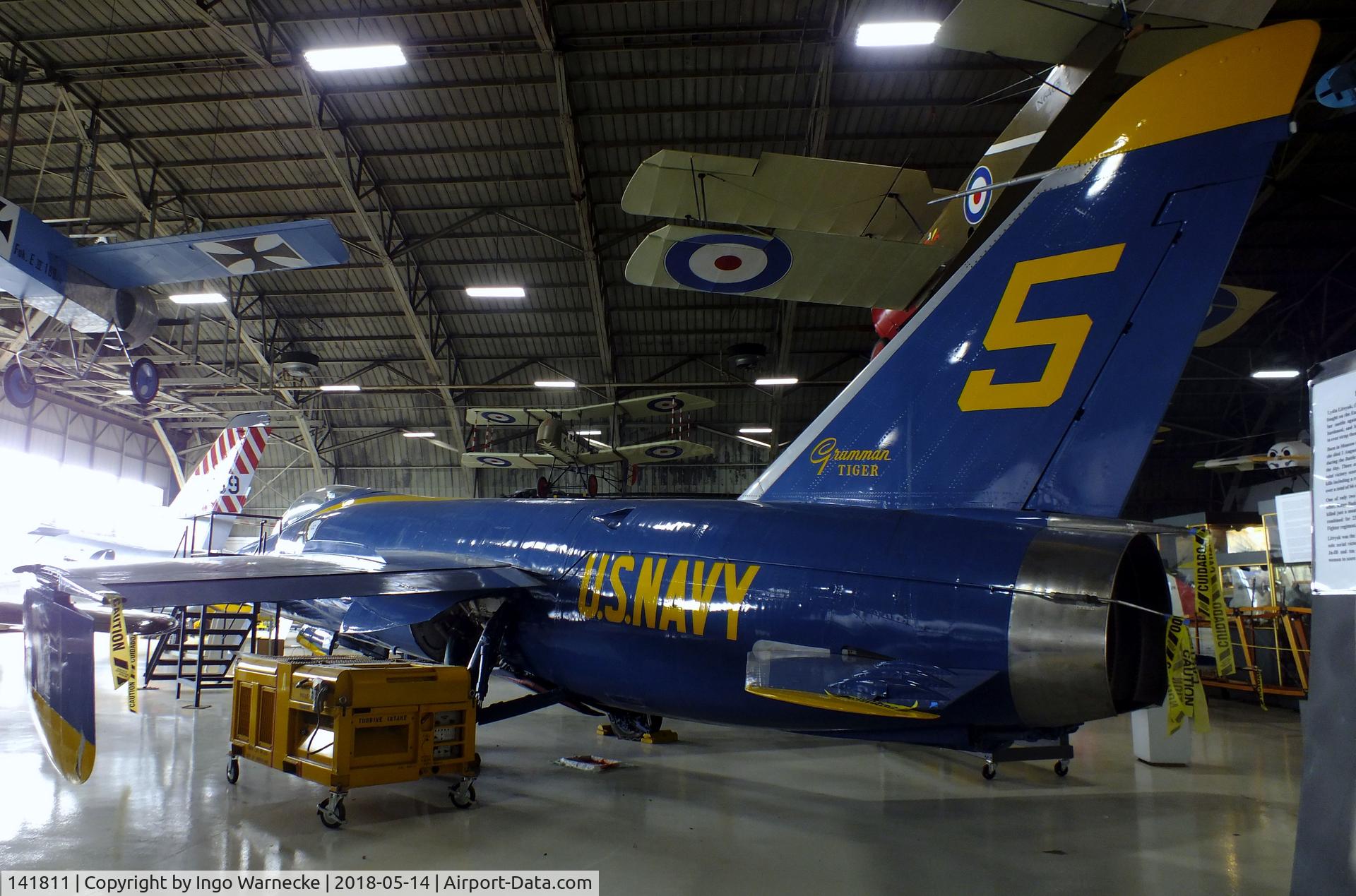 141811, 1957 Grumman F11F-1 C/N 128, Grumman F11F-1 Tiger at the Combat Air Museum, Topeka KS