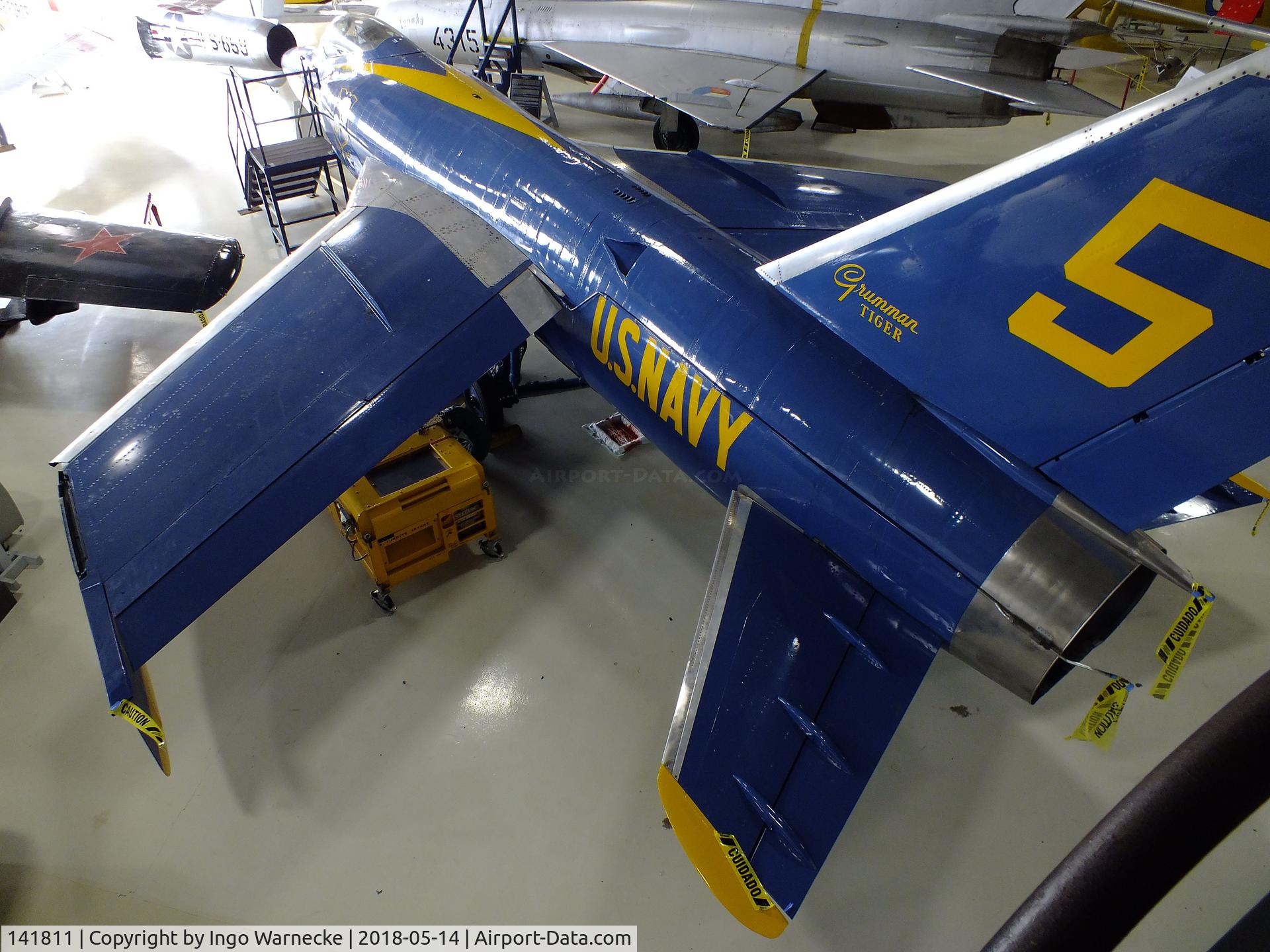 141811, 1957 Grumman F11F-1 C/N 128, Grumman F11F-1 Tiger at the Combat Air Museum, Topeka KS