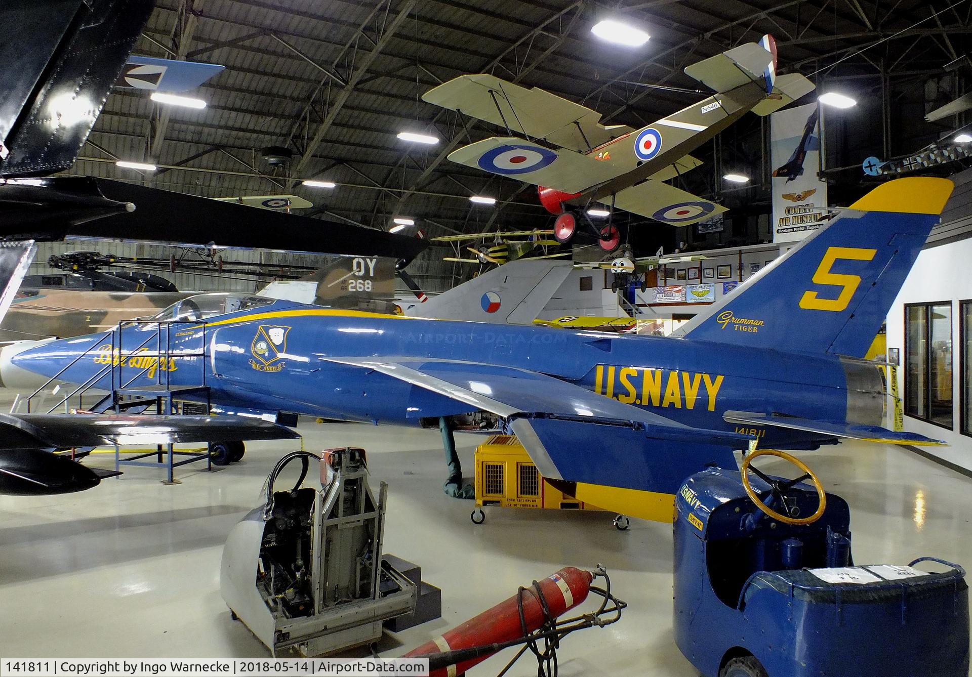 141811, 1957 Grumman F11F-1 C/N 128, Grumman F11F-1 Tiger at the Combat Air Museum, Topeka KS