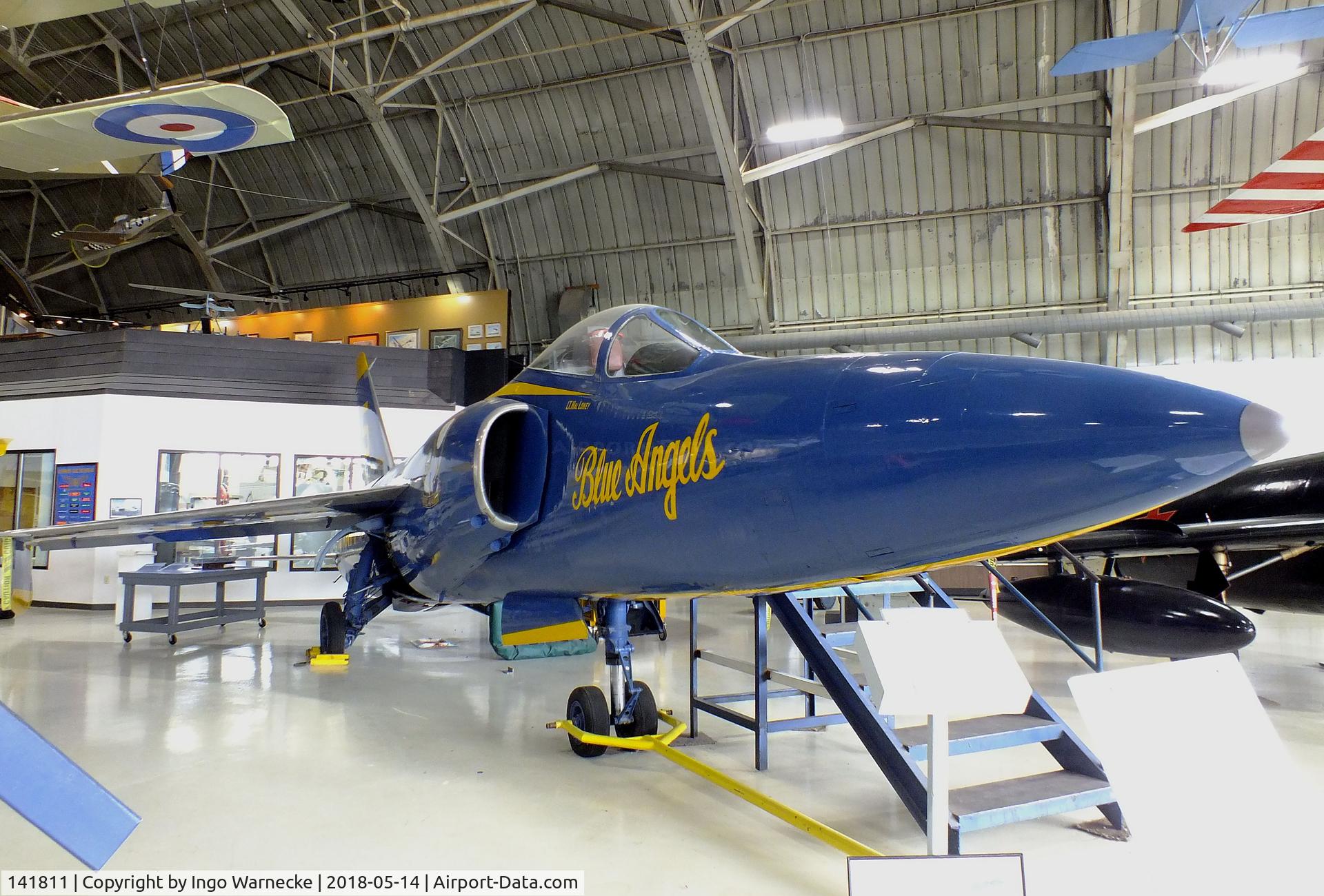 141811, 1957 Grumman F11F-1 C/N 128, Grumman F11F-1 Tiger at the Combat Air Museum, Topeka KS