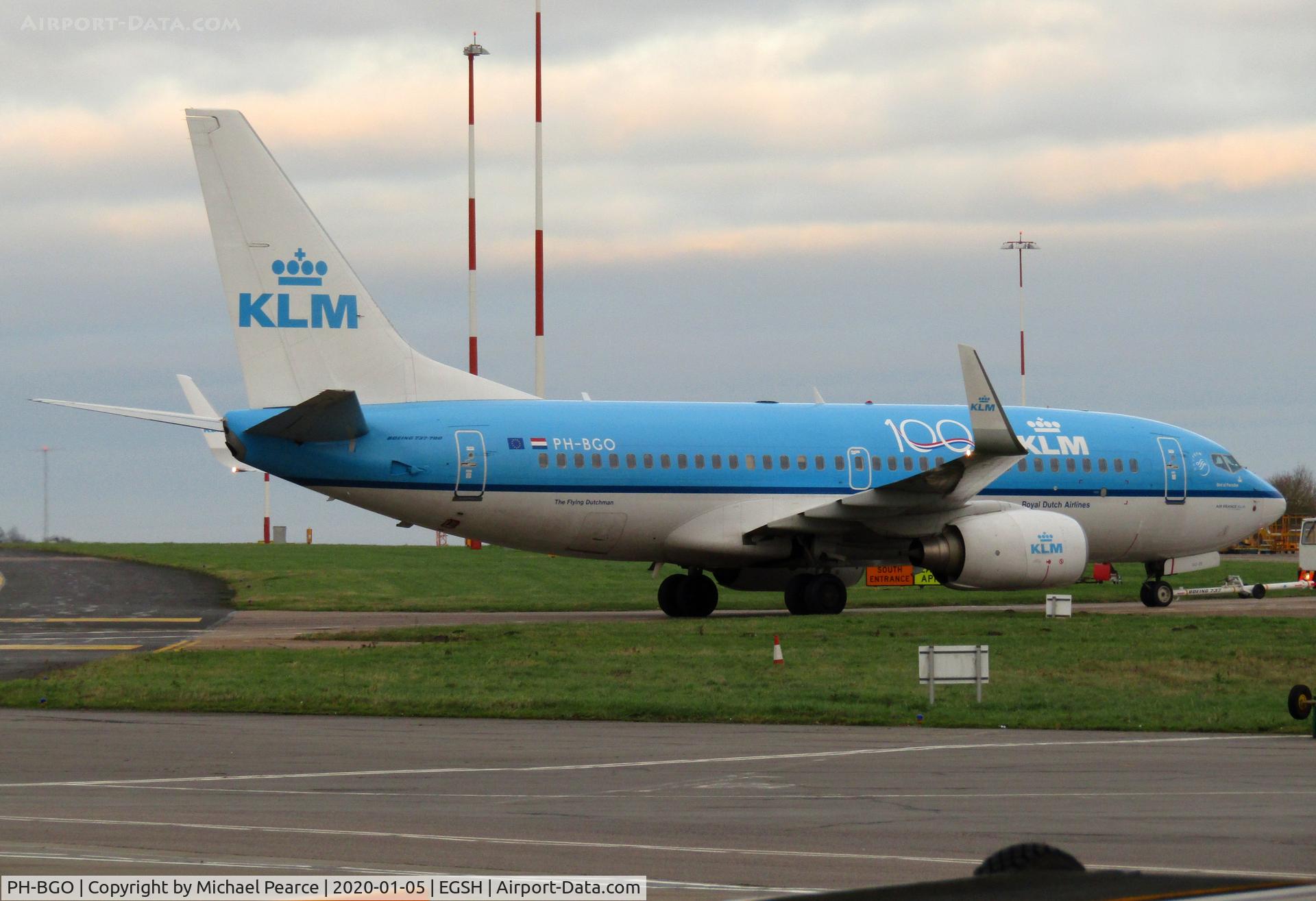PH-BGO, 2011 Boeing 737-7K2 C/N 38126, 