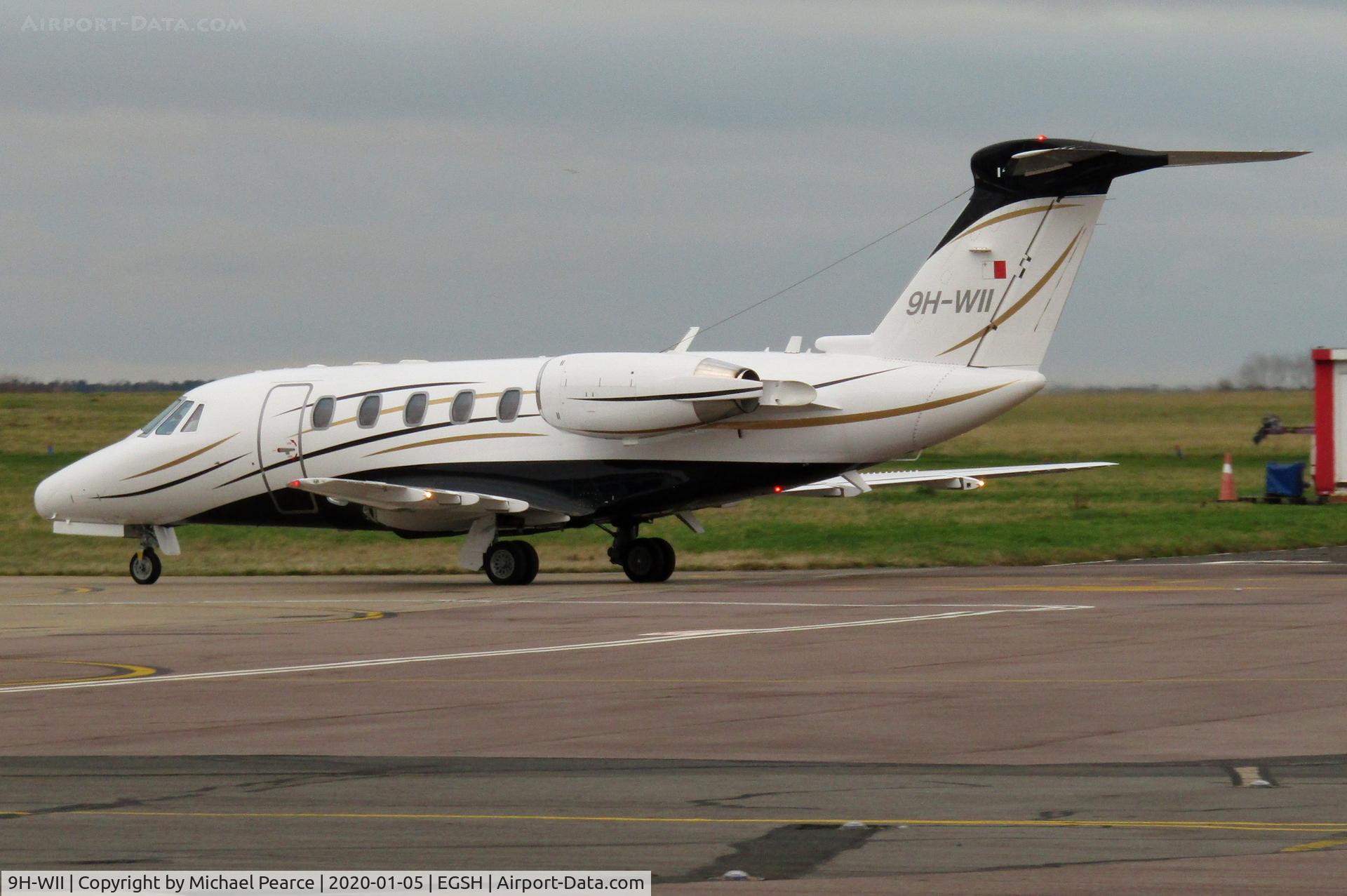 9H-WII, 1998 Cessna 650 Citation VII C/N 650-7090, Arriving at SaxonAir from Venice (VCE).