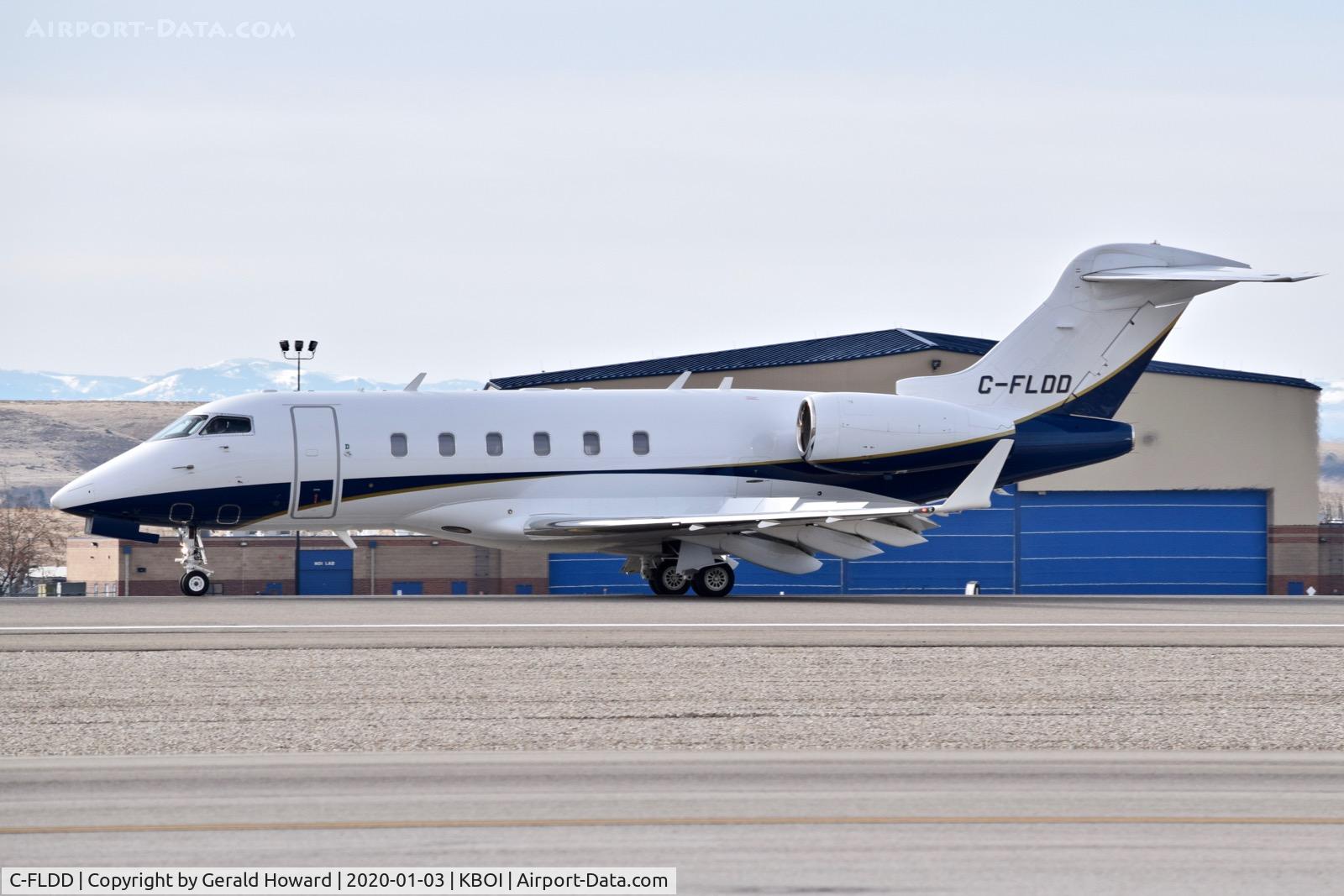 C-FLDD, 2008 Bombardier Challenger 300 (BD-100-1A10) C/N 20238, Landing 10L.