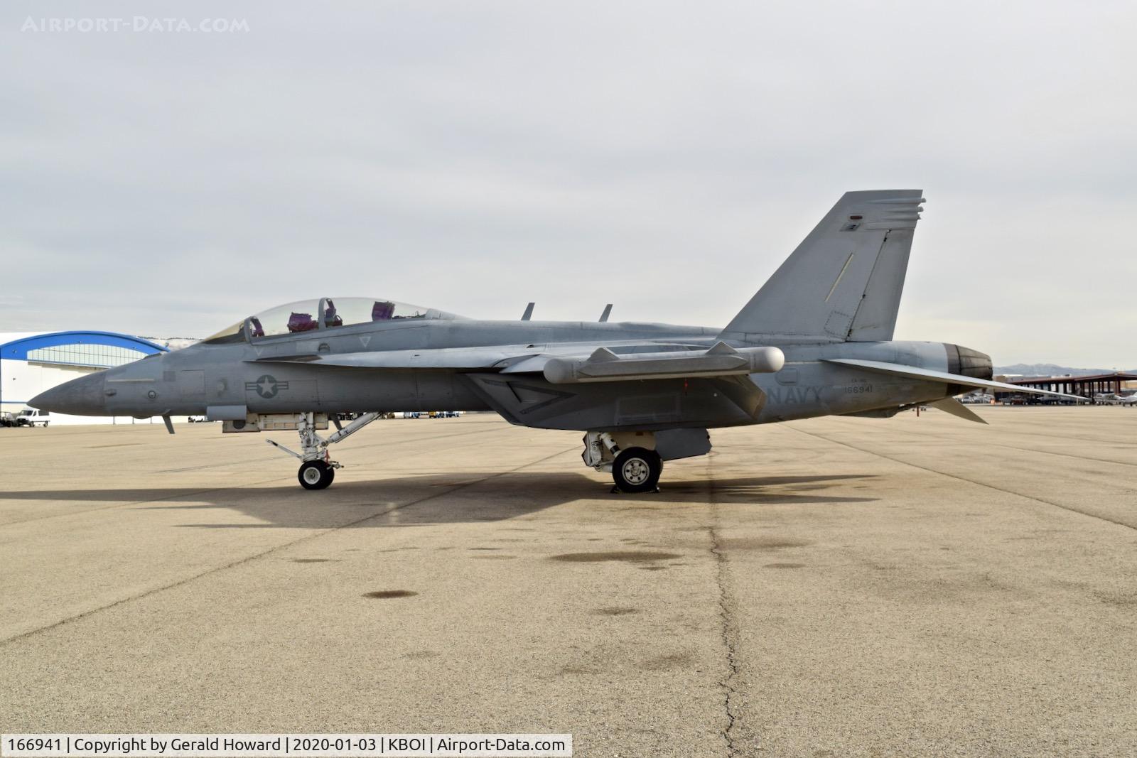 166941, Boeing EA-18G Growler C/N G-26, No squadron markings.