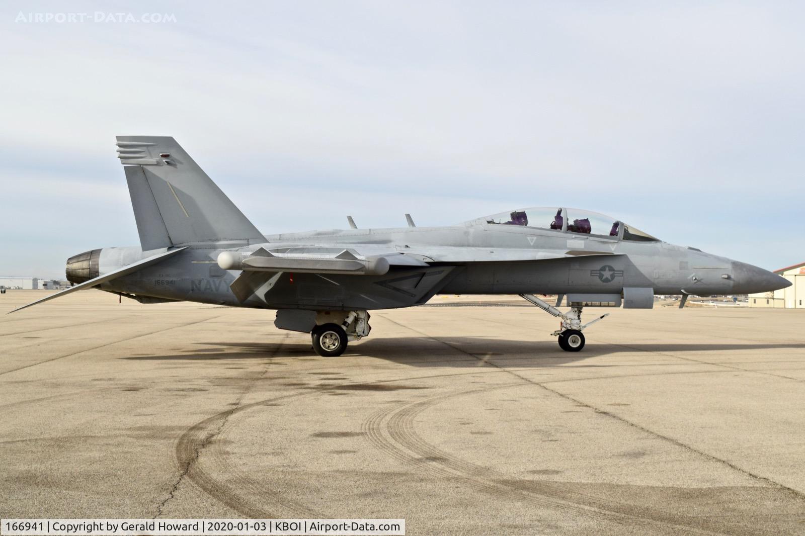 166941, Boeing EA-18G Growler C/N G-26, No squadron markings.