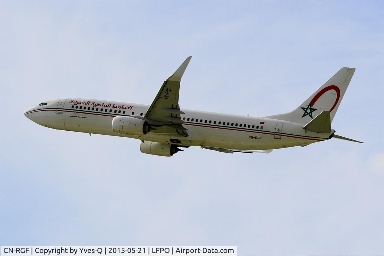 CN-RGF, 2011 Boeing 737-86N C/N 36826, Boeing 737-86N, Take off rwy 24, Paris-Orly Airport (LFPO-ORY)