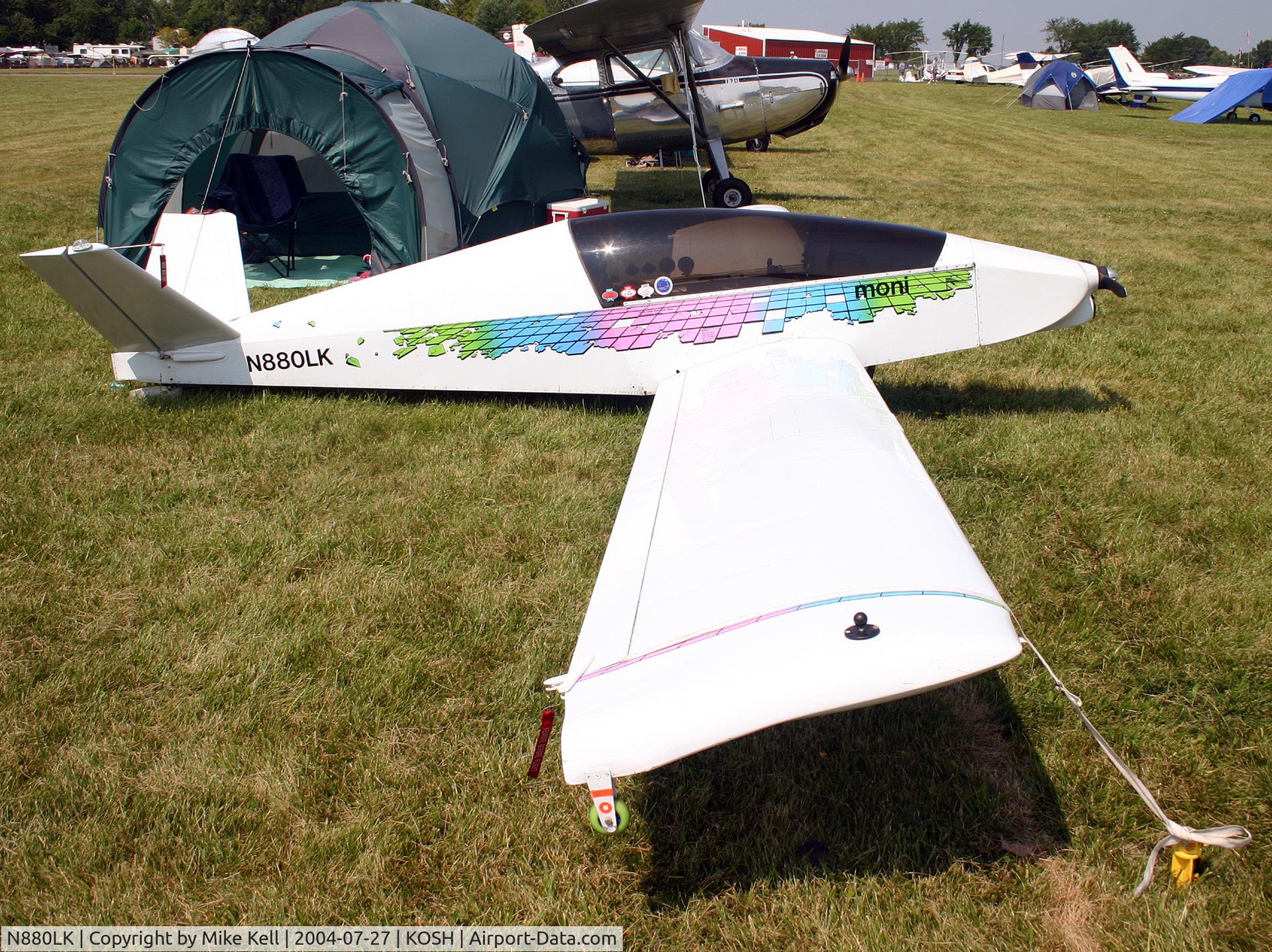 N880LK, 1997 Monnett Moni C/N 365, Oshkosh 27/07/2004