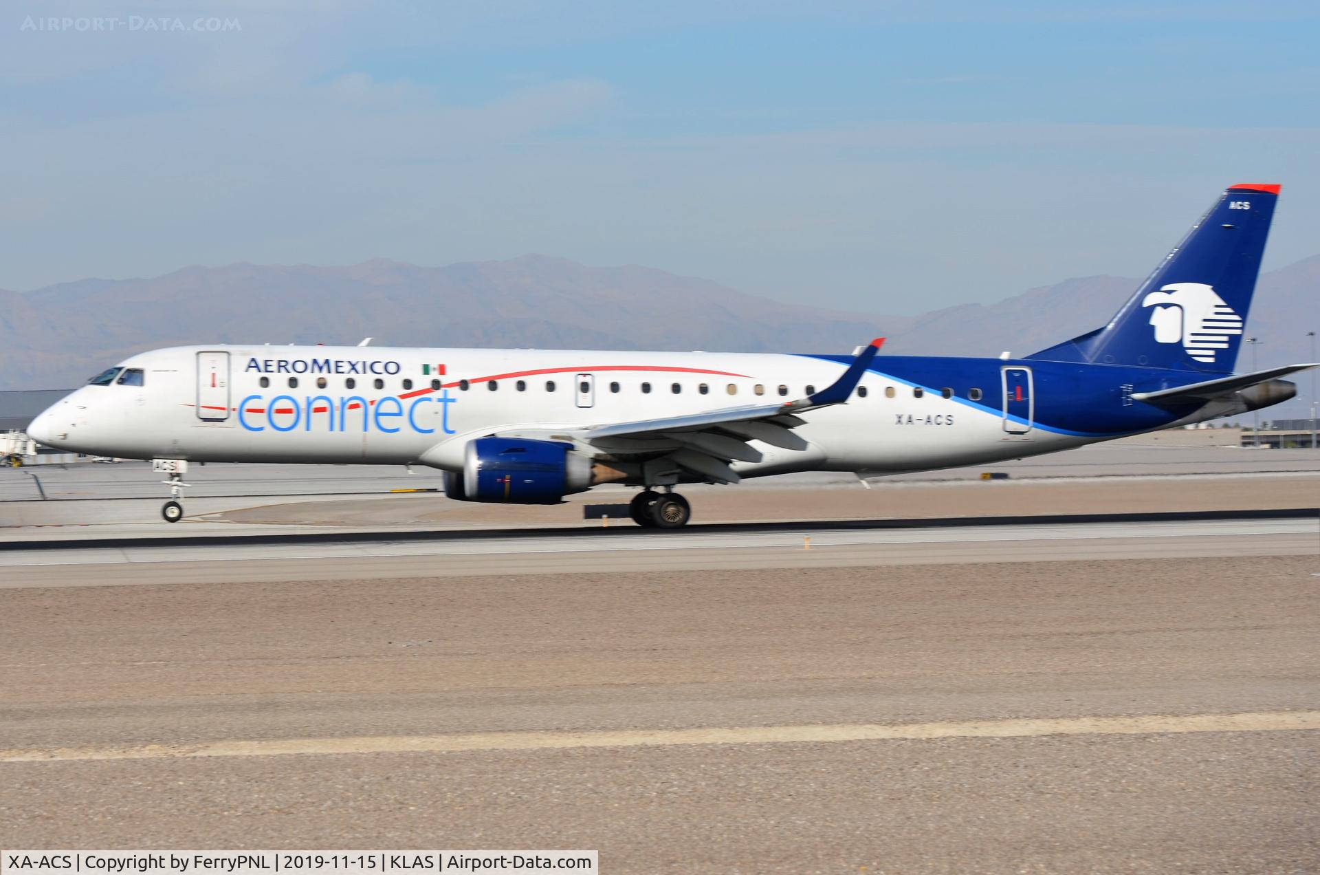 XA-ACS, 2012 Embraer ERJ-190LR (ERJ-190-100 LR) C/N 19000554, Landing of AM Connect ERJ190
