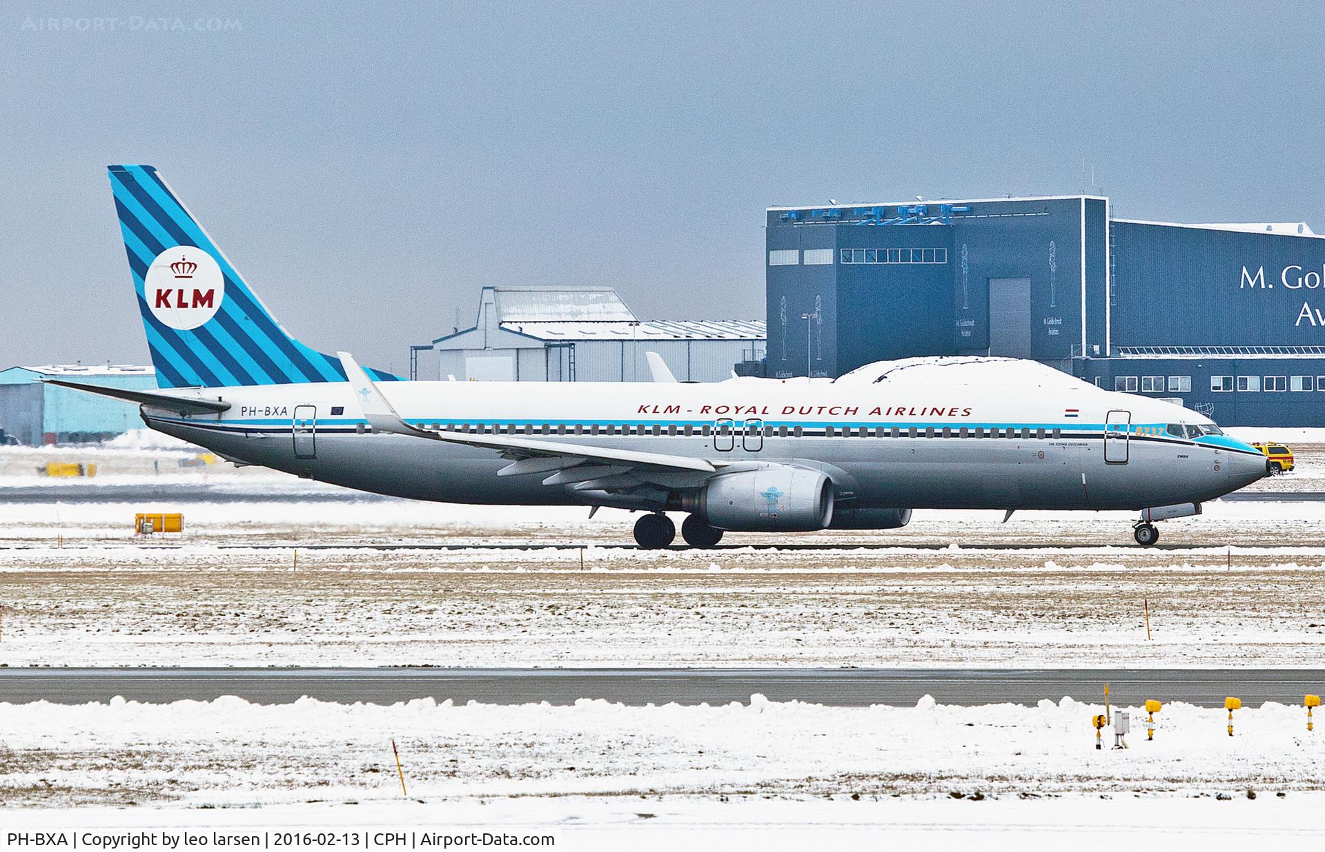 PH-BXA, 1998 Boeing 737-8K2 C/N 29131, Copenhagen 13.2.2016