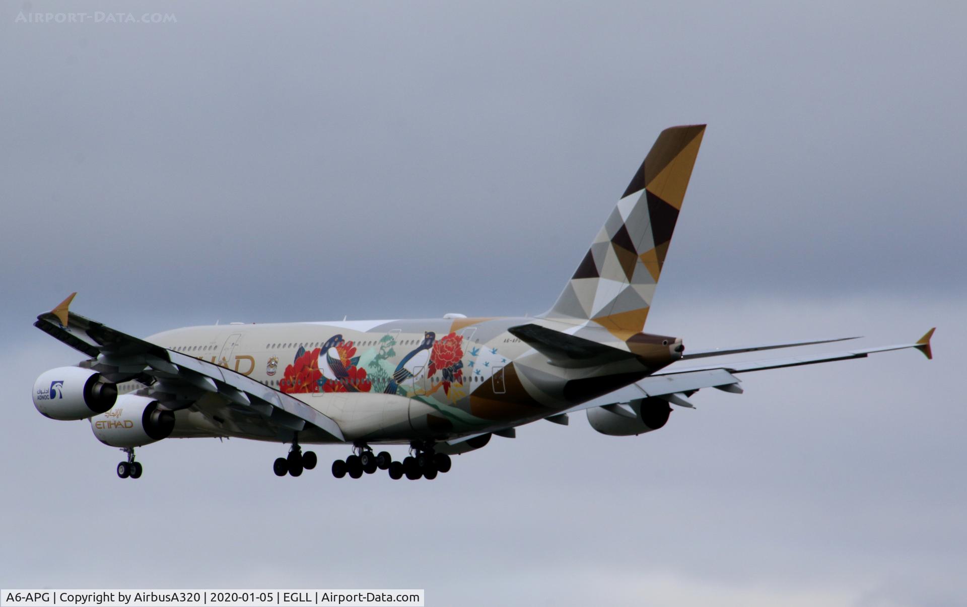 A6-APG, 2015 Airbus A380-861 C/N 198, Visit South Korea livery