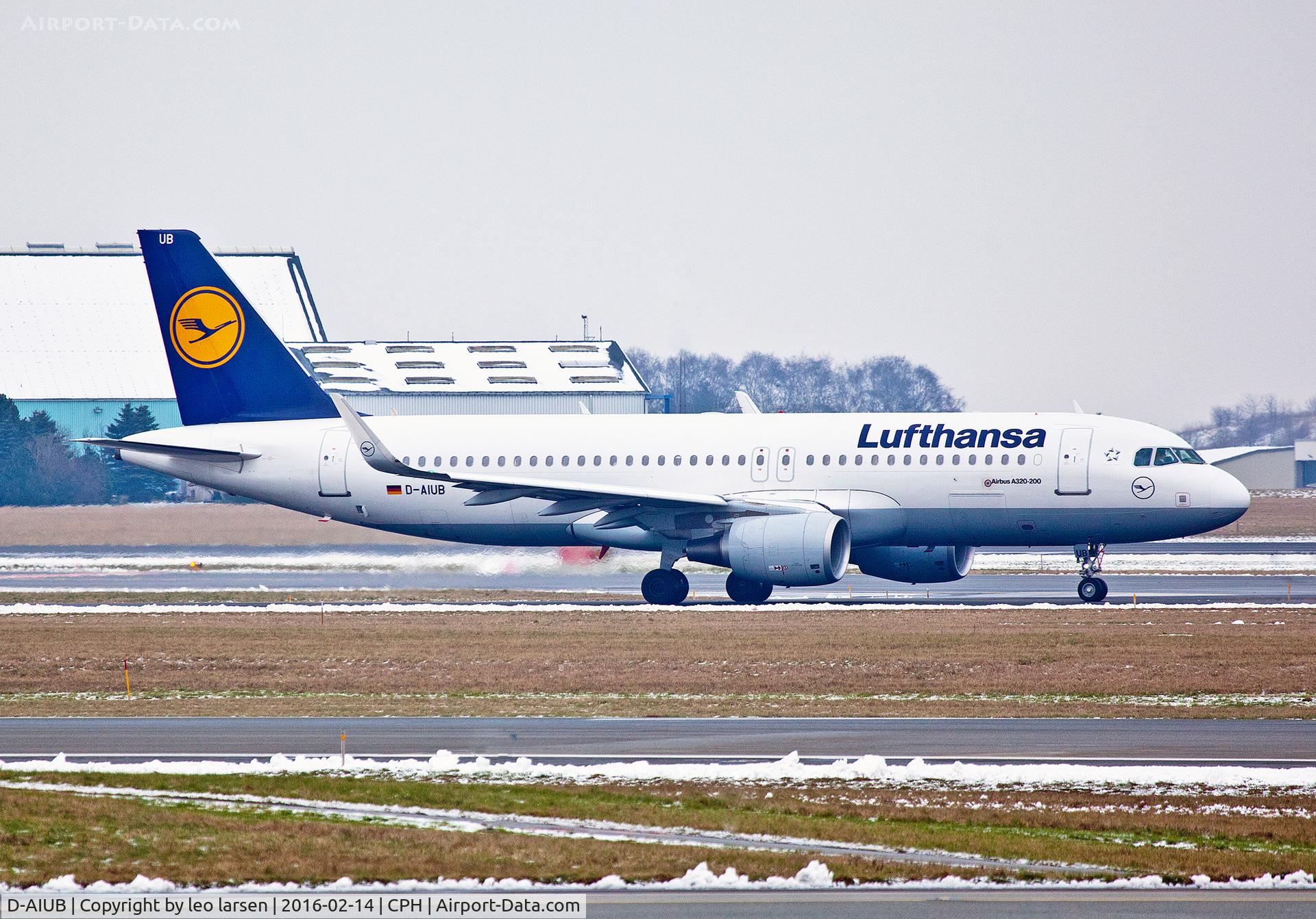 D-AIUB, 2014 Airbus A320-214 C/N 5972, Copenhagen 14.2.2016