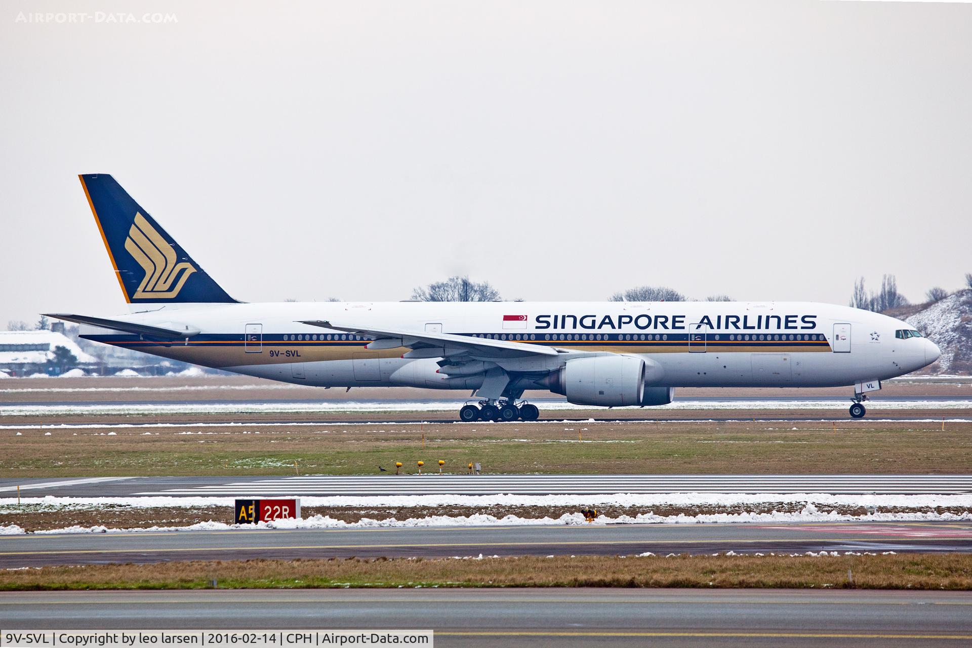 9V-SVL, 2002 Boeing 777-212/ER C/N 32336, Copenhagen 14.2.2016