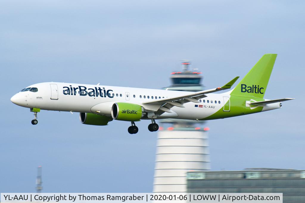 YL-AAU, 2019 Airbus A220-300 C/N 55064, Air Baltic Airbus A220-300