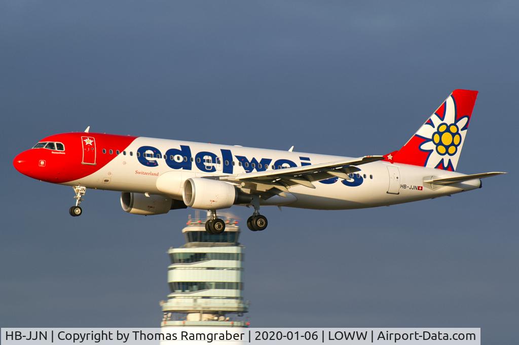 HB-JJN, Airbus A320-214 C/N 4187, Edelweiss Air Airbus A320