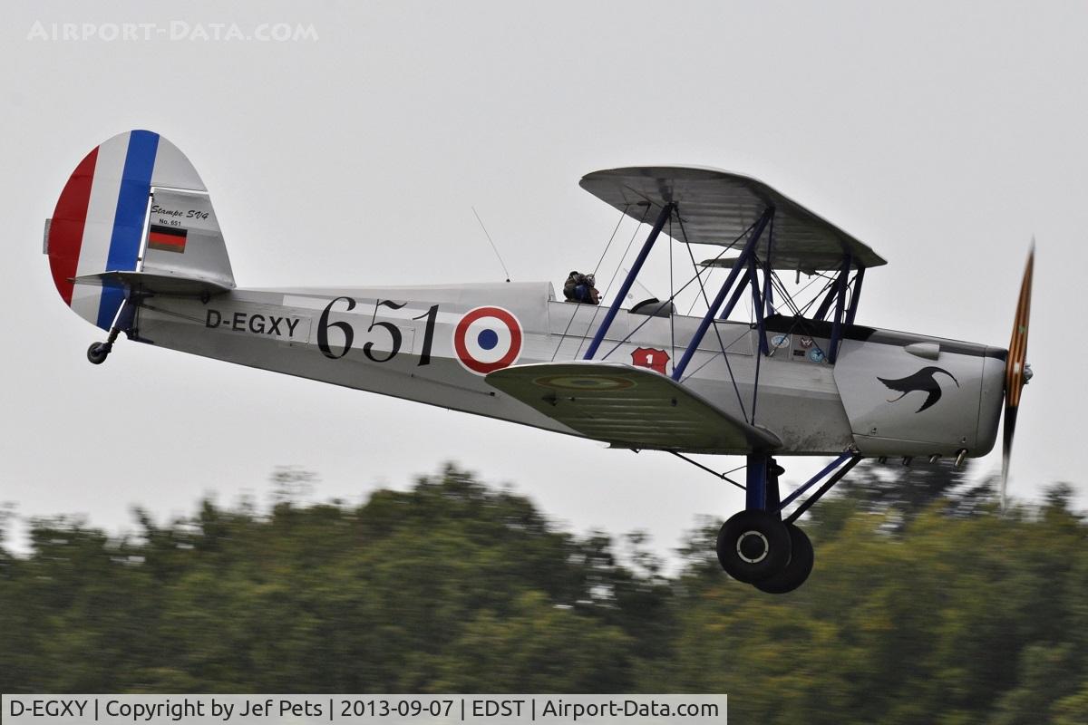 D-EGXY, Ste Nle Constr Aer Nord STAMPE SV 4C C/N 651, At Hahnweide.