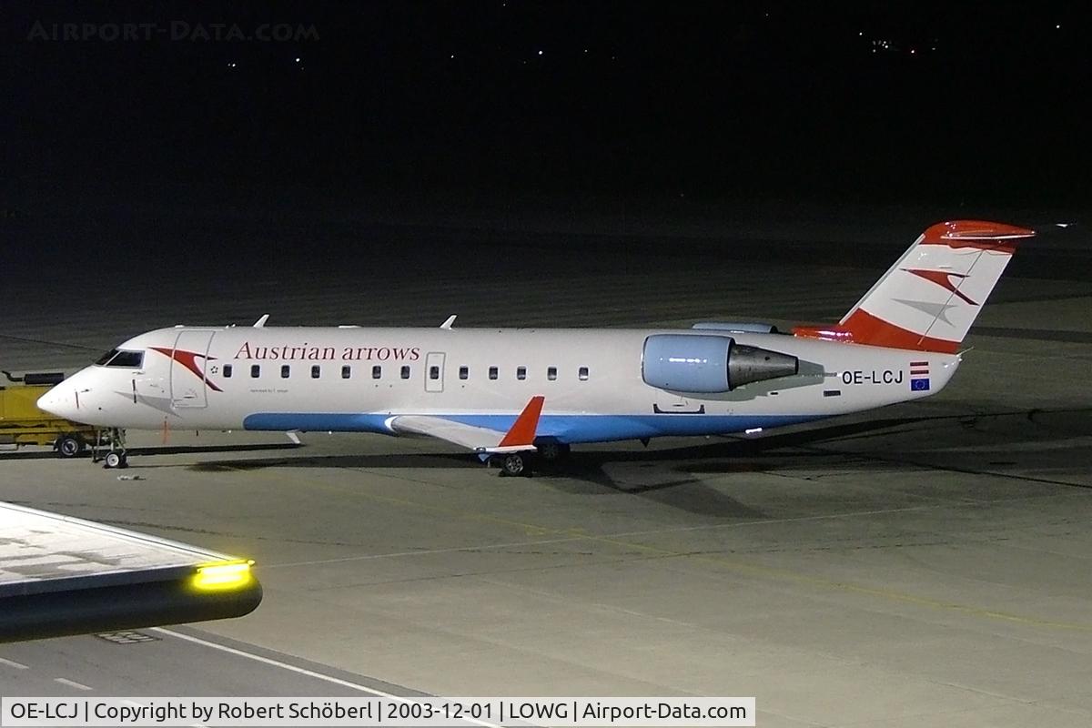 OE-LCJ, 1996 Canadair CRJ-200LR (CL-600-2B19) C/N 7142, OE-LCJ @ LOWG 2003