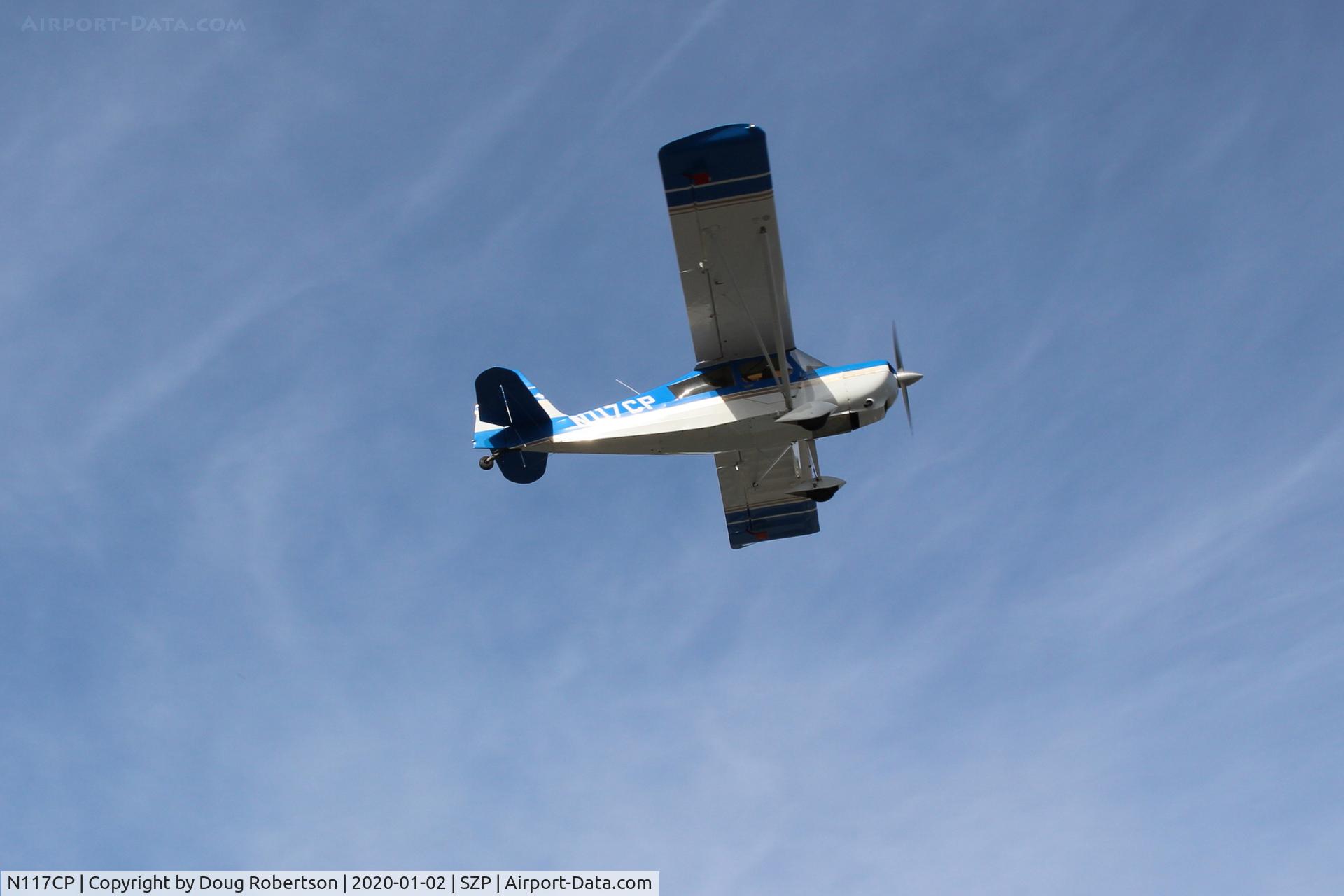 N117CP, American Champion 7GCBC Citabria C/N 1275-99, 1999 American CHAMPION 7GCBC CITABRIA, Lycoming O-320 150 Hp, takeoff climb Rwy 04