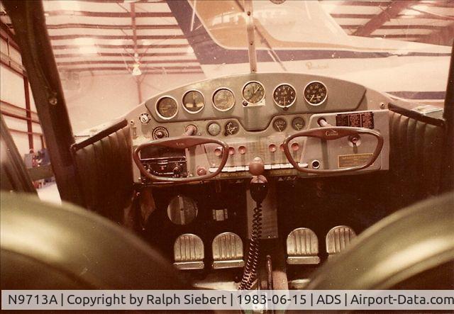 N9713A, 1950 Cessna 170A C/N 19403, Panel as bought from AA Pilot