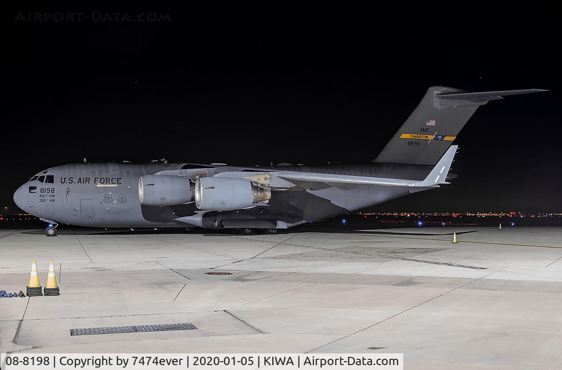 08-8198, 2008 Boeing C-17A Globemaster III C/N P-198, RCH566 at Williams Gateway