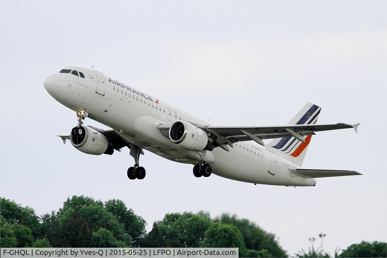 F-GHQL, 1991 Airbus A320-211 C/N 0239, Airbus A320-211, Take off rwy 24, Paris-Orly airport (LFPO-ORY)